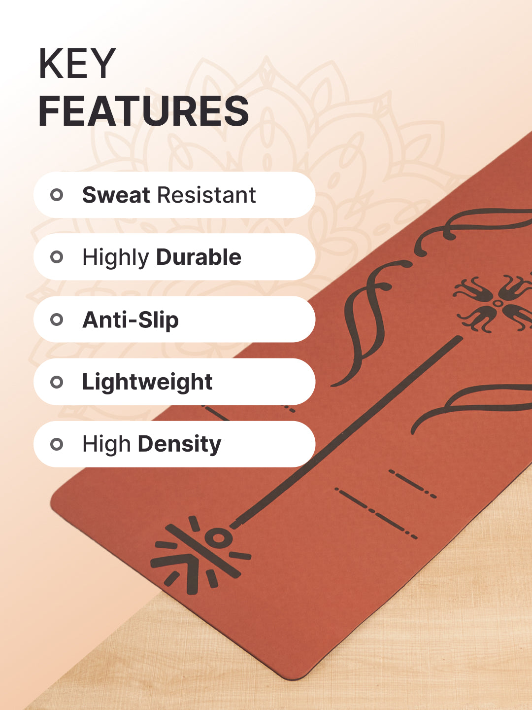 TPE Alignment 8mm Yoga Mat Brick with Carry Bag & Yoga Wheel Dark Grey & Yoga Belt Black