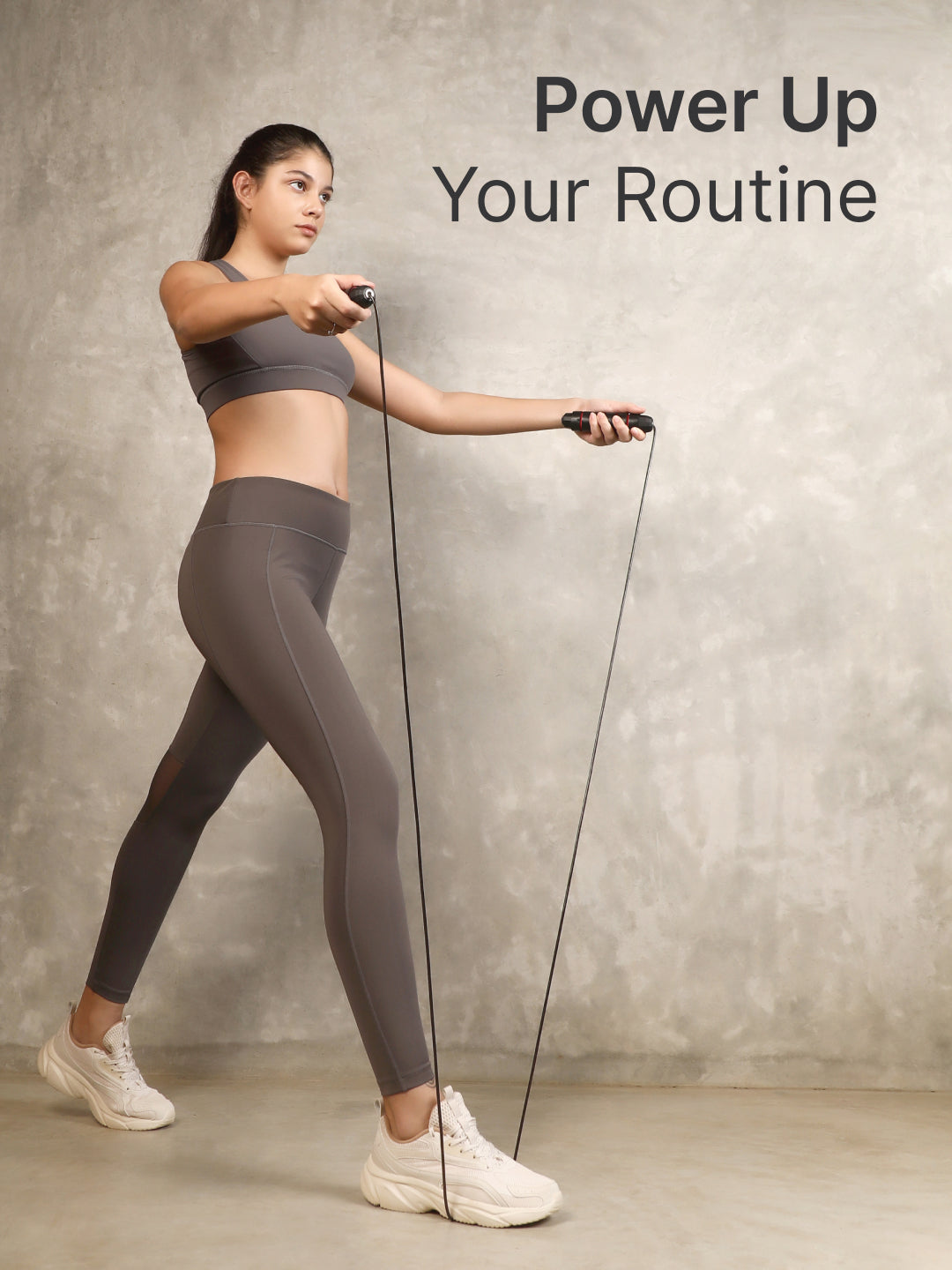 cult Adjustable Skipping Rope with weights Unisex Red