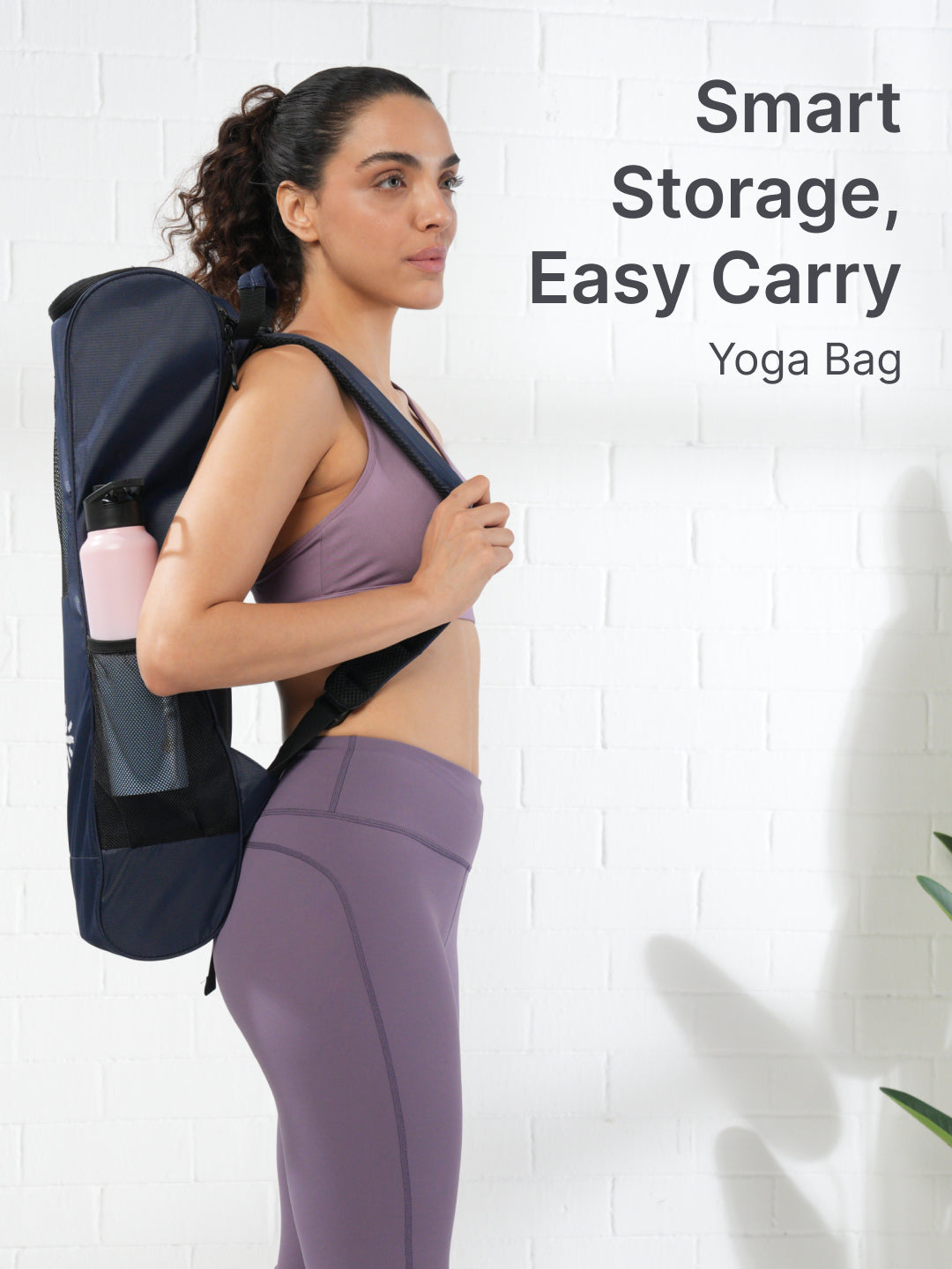 cult Yoga Bag Blue Multi Utility Pockets