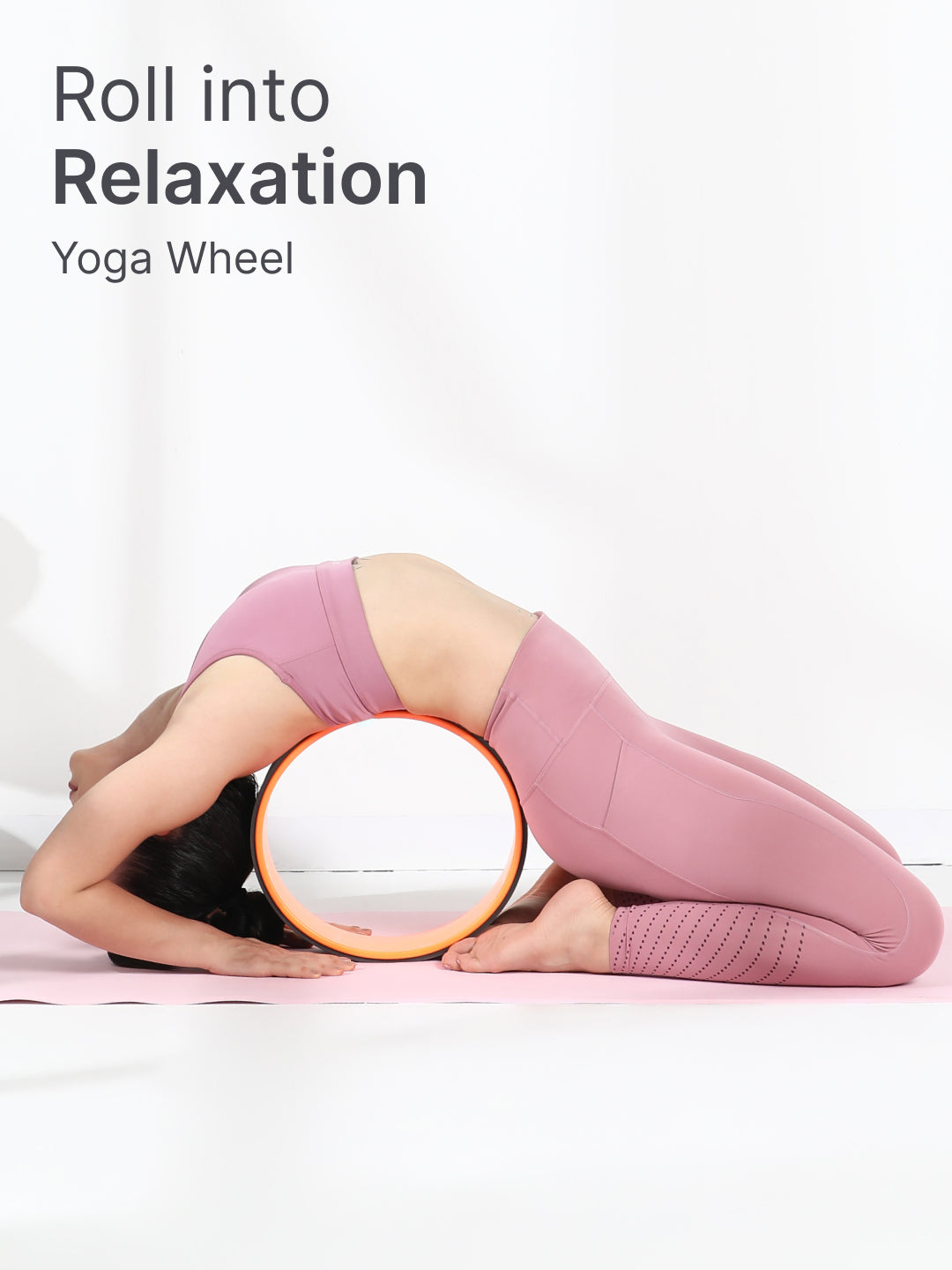 cult Yoga Wheel for Stretching and Balance Dark Grey