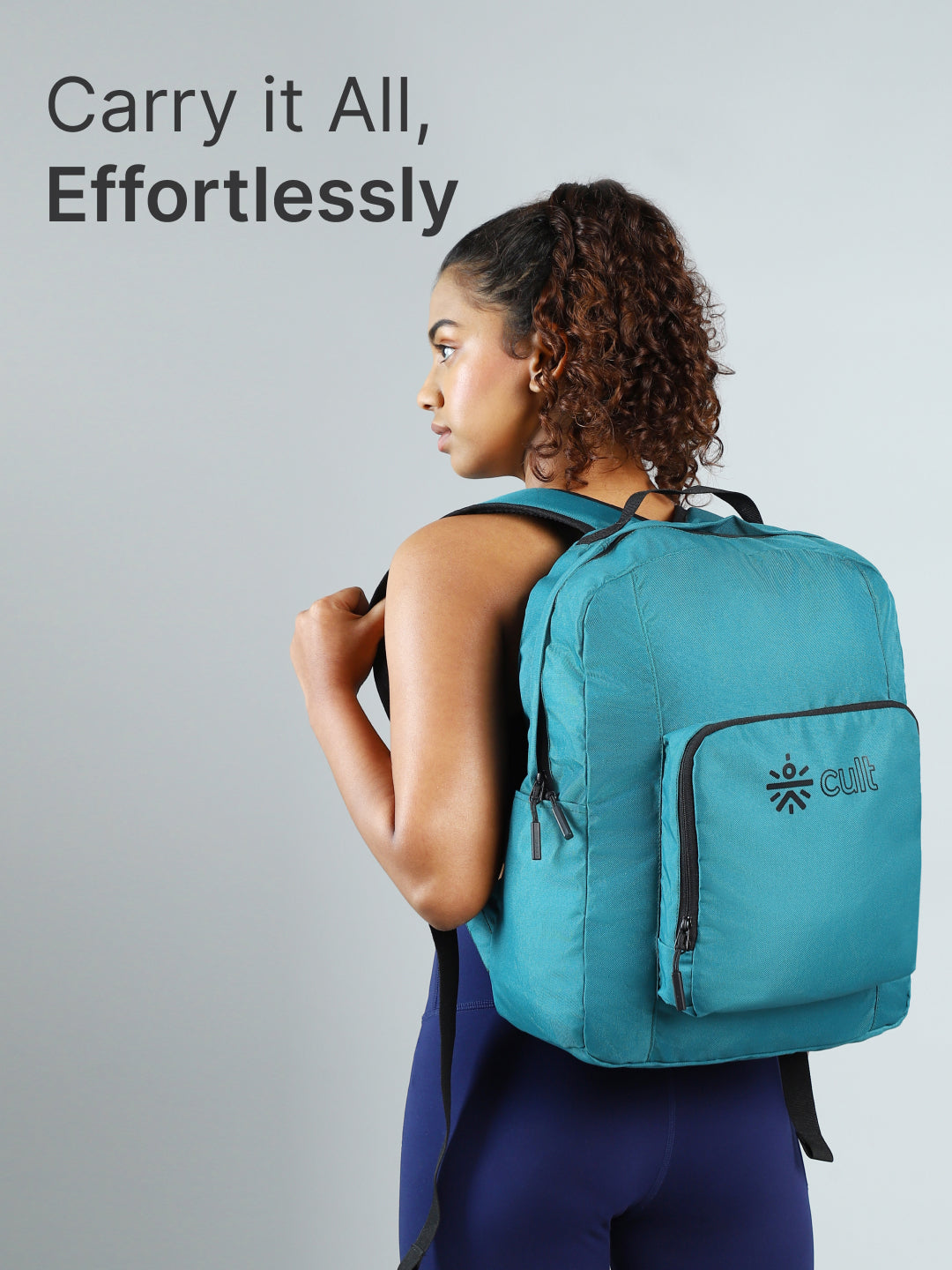 cult Foldable Backpack  25L Teal