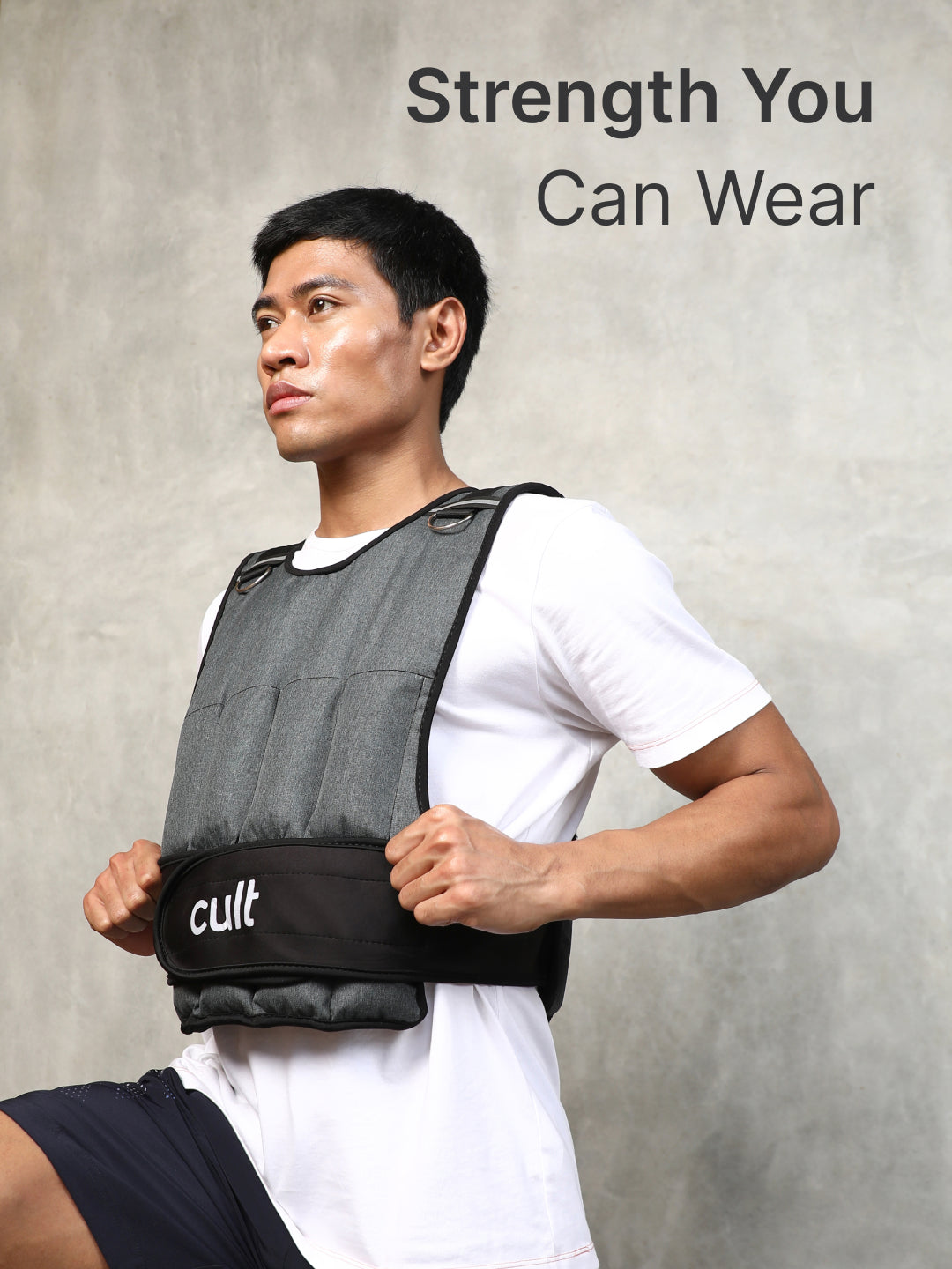cult Adjustable Weighted Vest Grey