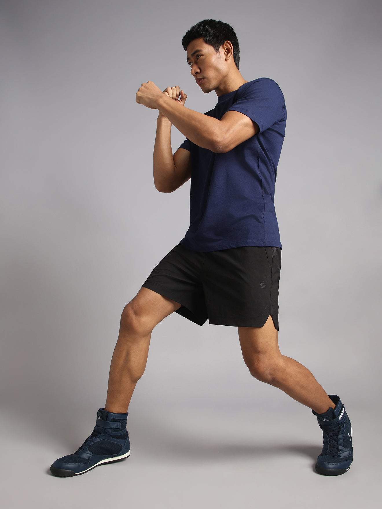 Avant Men's Uppercut Boxing Shoes - Navy Blue