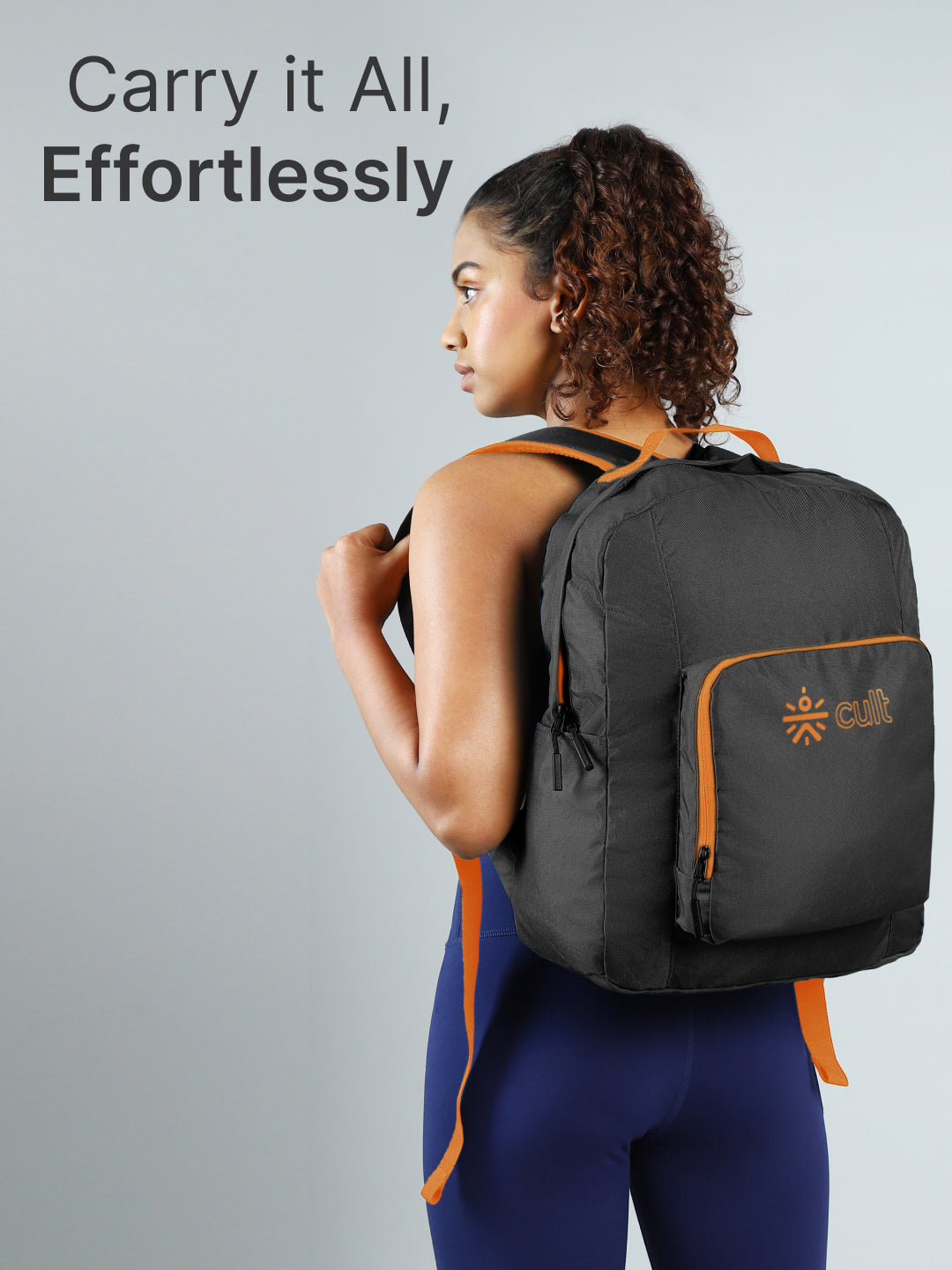 cult Foldable Backpack  25L Grey