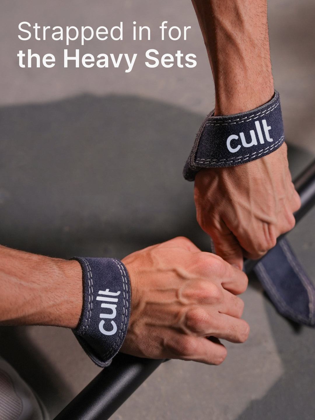 cult Neo Weight Lifting Strap Bluish Grey Pack of 2