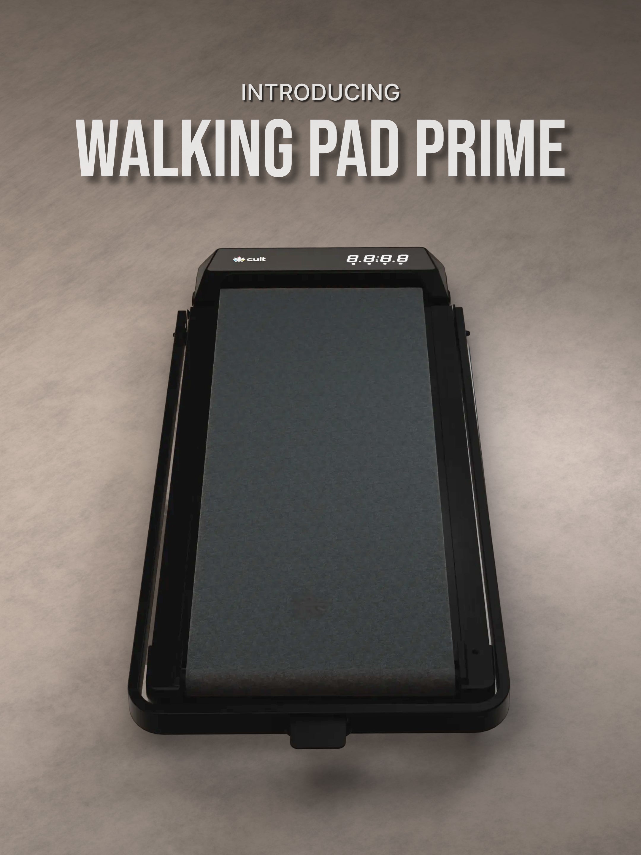 Cult Walking pad 3.5HP Peak DC Motorized Treadmill | Max Speed-10kmph | Max Weight-100kg | Walking Pad for Home Use (with 6 months extended warranty)