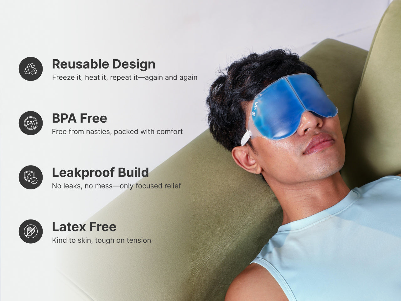 vez eye’s/pain/oneself/4 Buy Hot & Cold Gel Pack with Eye Mask – Reusable Pain Relief for