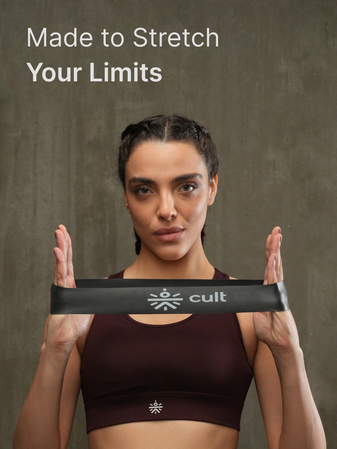 cult Mini Loop Band Toning Exercise Band for Gym Booty Belt for Fitness Pack of 5 (2-20kg Resistance)