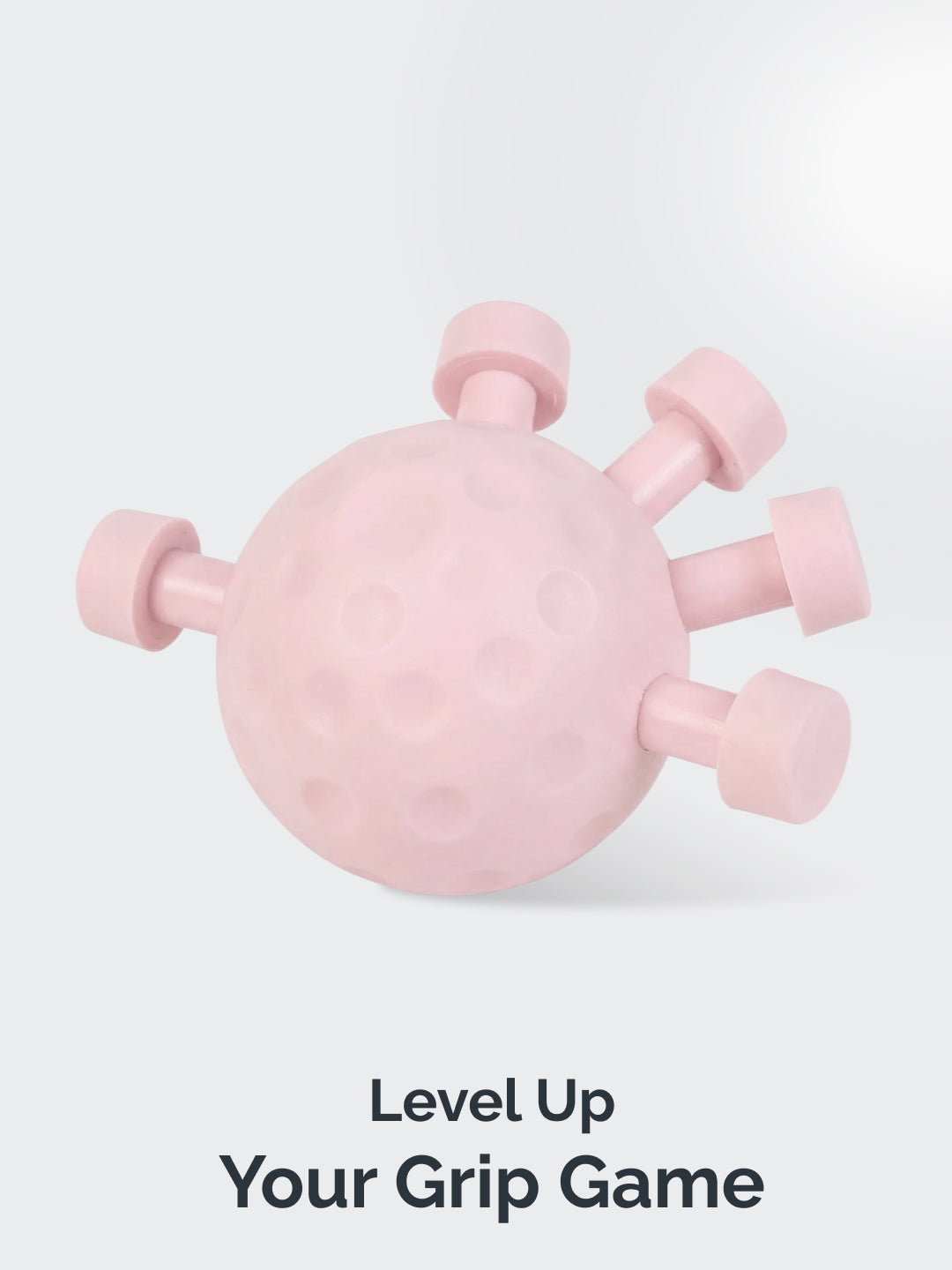 CULT Round Hand Gripper 25–30kg Resistance – Portable ABS Grip Strengthener for Forearm, Wrist & Finger Training Pink