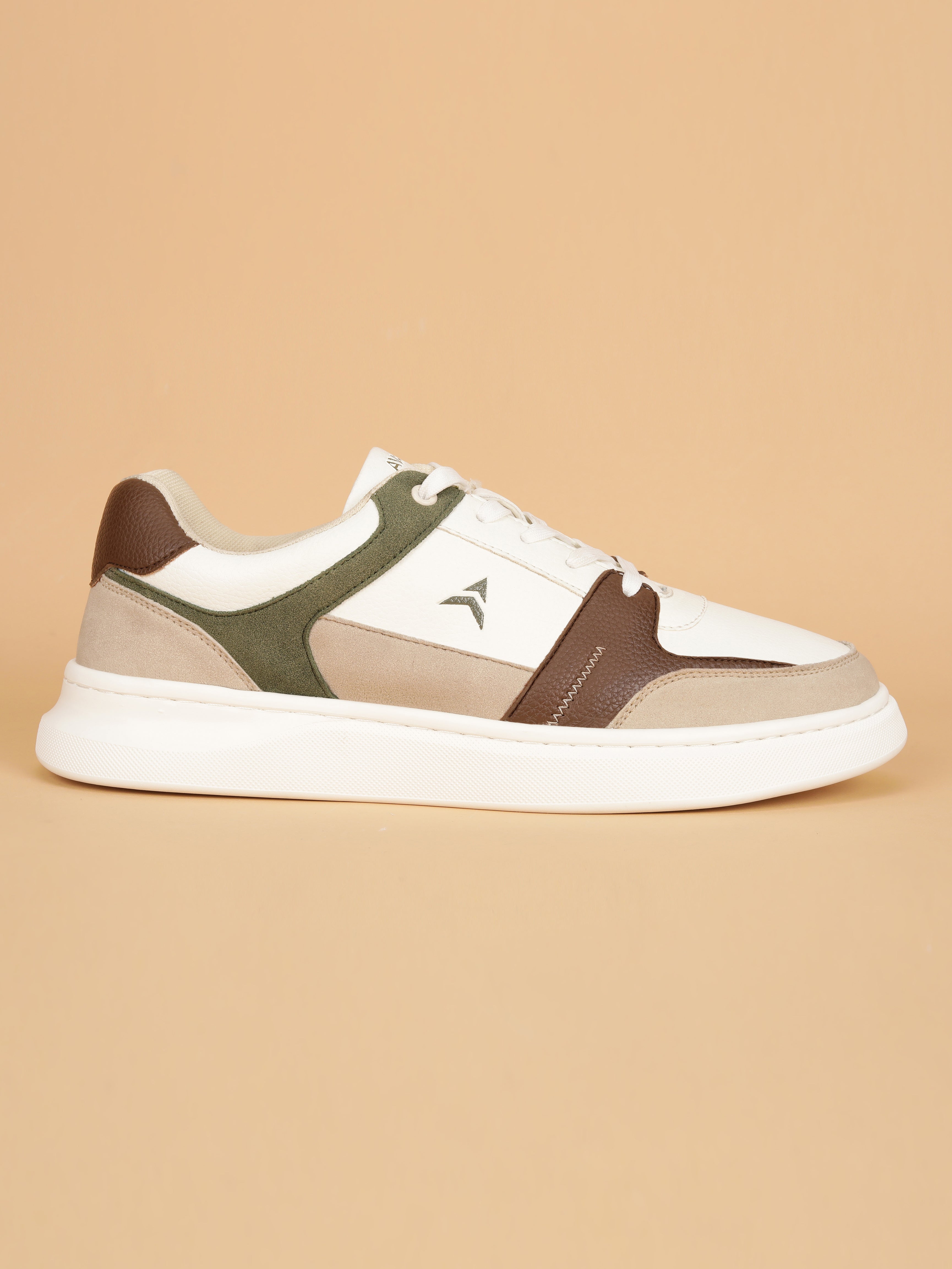 Avant Men's Cobalt Casual Sneakers - Beige