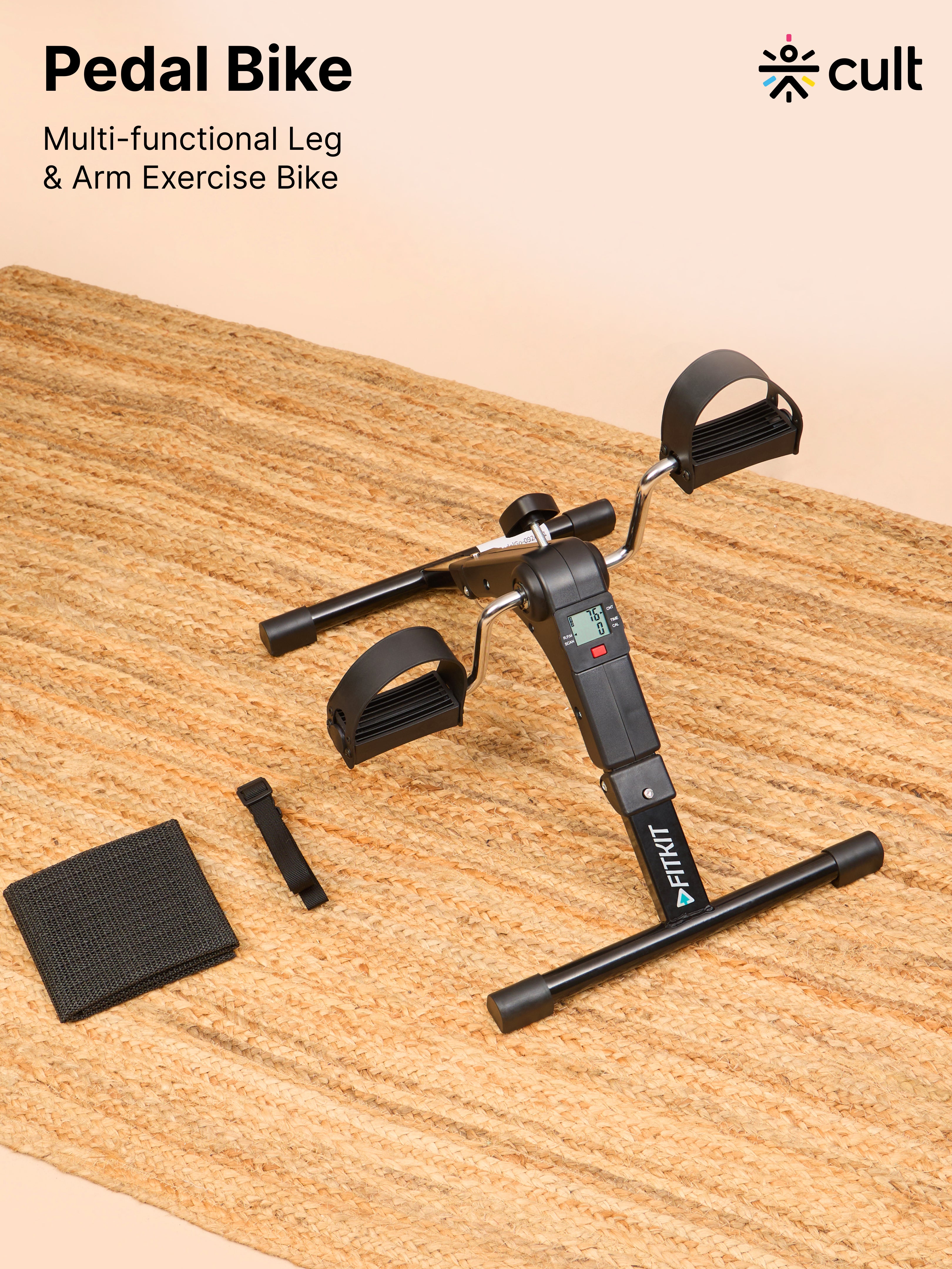 FitkitPedalgo Mini Pedal Exerciser with Adjustable Resistance