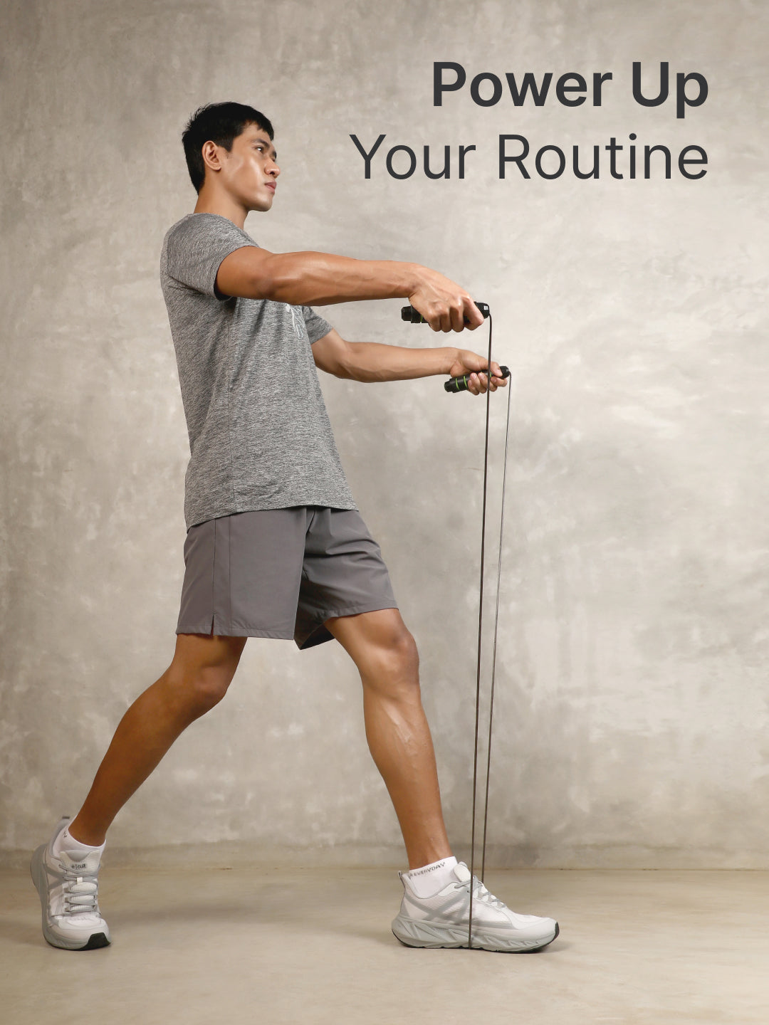 cult Adjustable Skipping Rope with weights Unisex Green