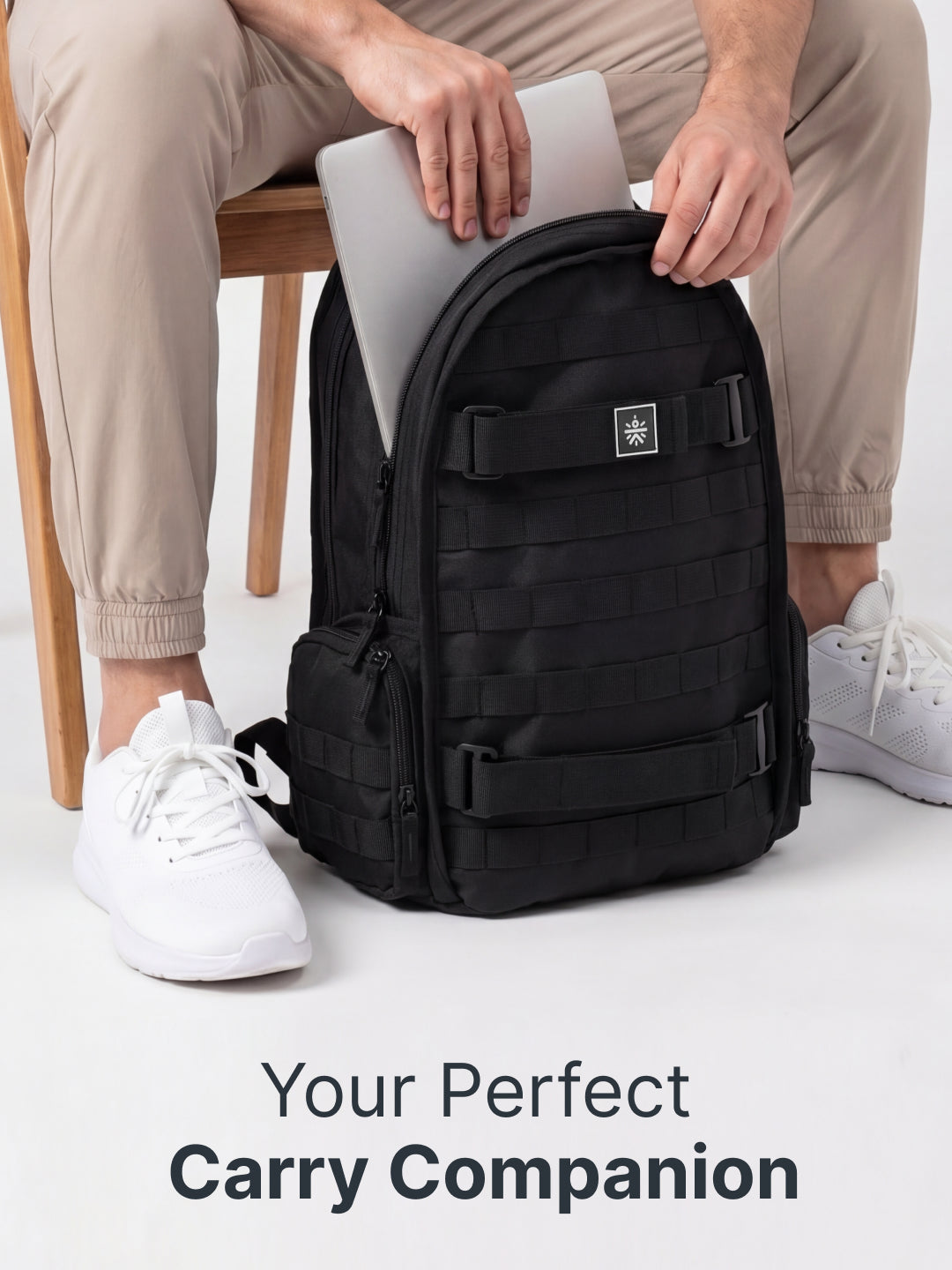 Cult 35L Multi-Compartment Backpack  Gym, Travel and Laptop Backpack with Yoga Mat Holder