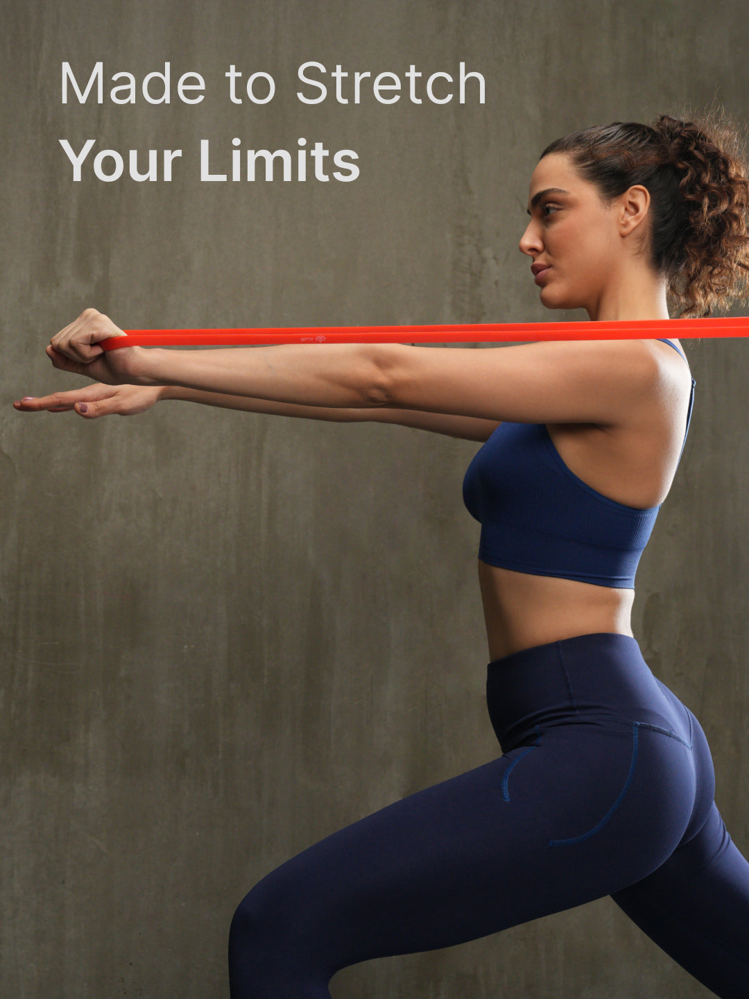 cult Resistance Band for Stretching, Pull Ups, Home Exercise and Gym Workout Stretch for Men & Women Red (7-15kgs Resistance)