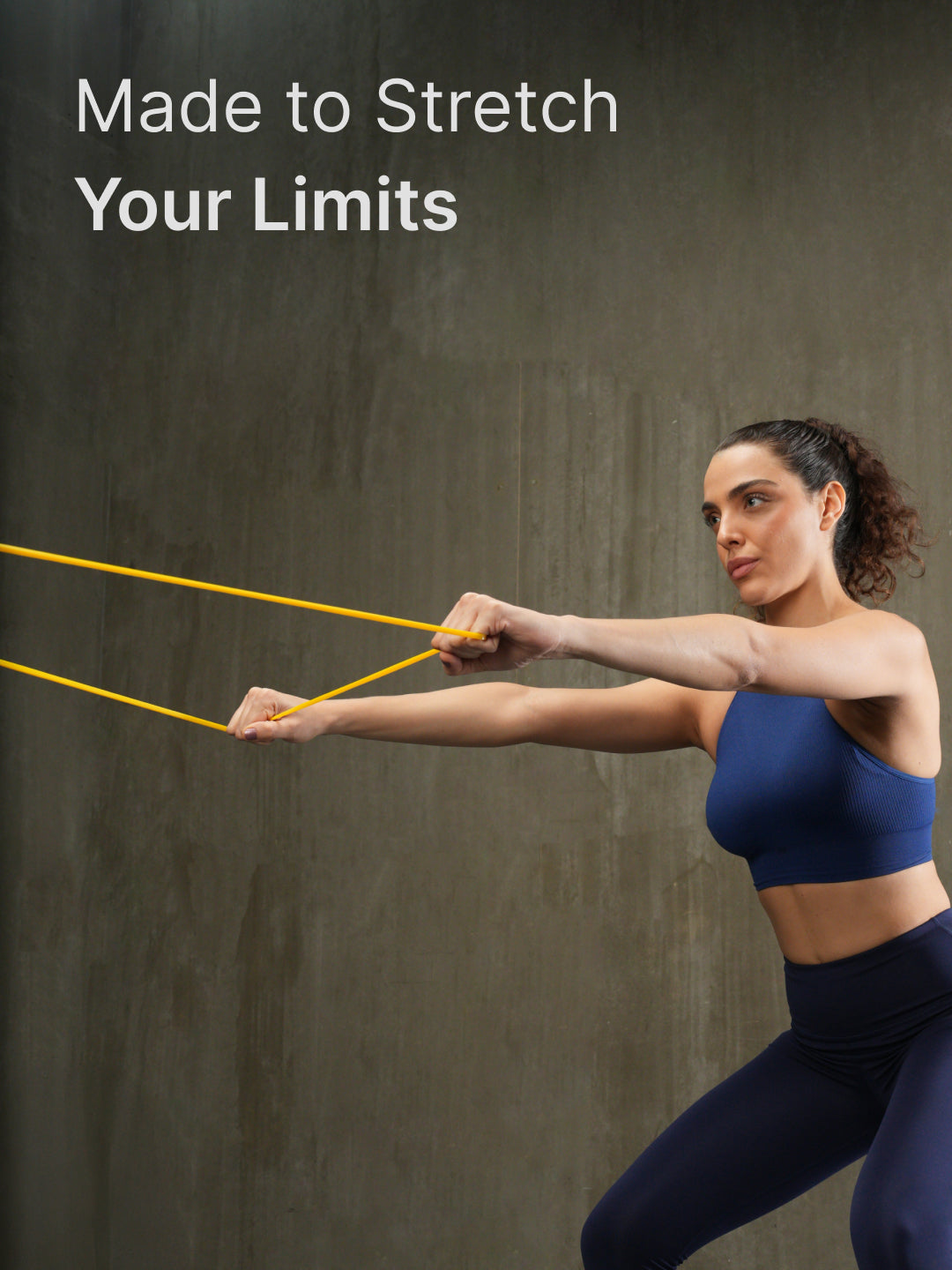 cult Resistance Band for Stretching, Pull Ups, Home Exercise Gym Workout Stretch for Men & Women Yellow 3-7kg Resistances