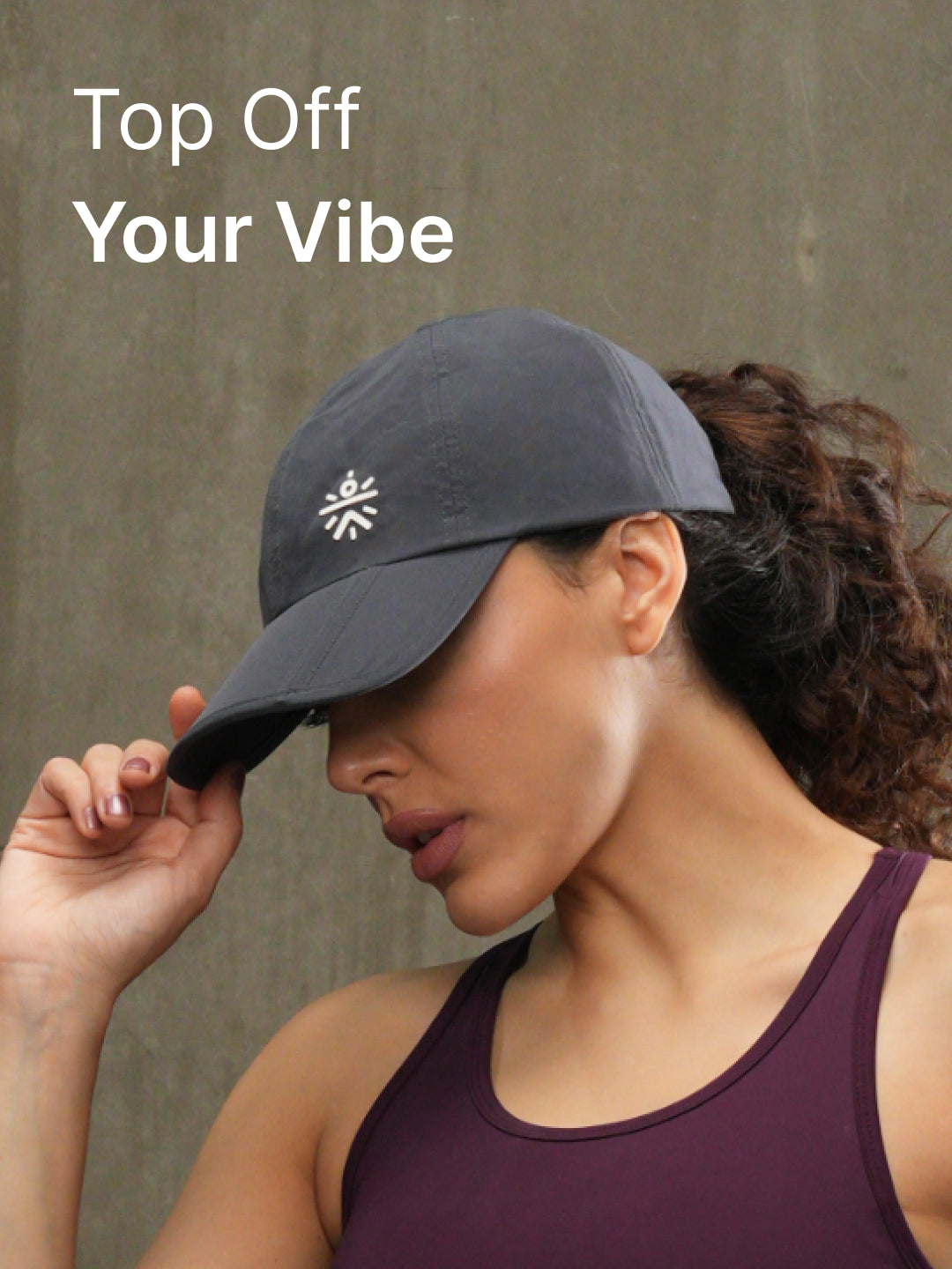 cult Foldable Cap Unisex with Adjustable Strap Grey