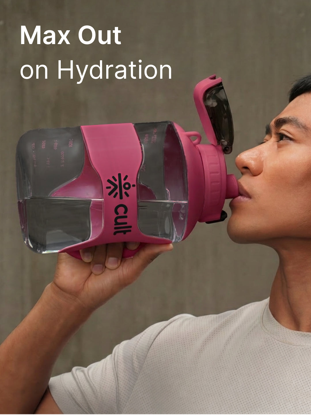 cult Gallon Bottle 2.2L Unisex Pink