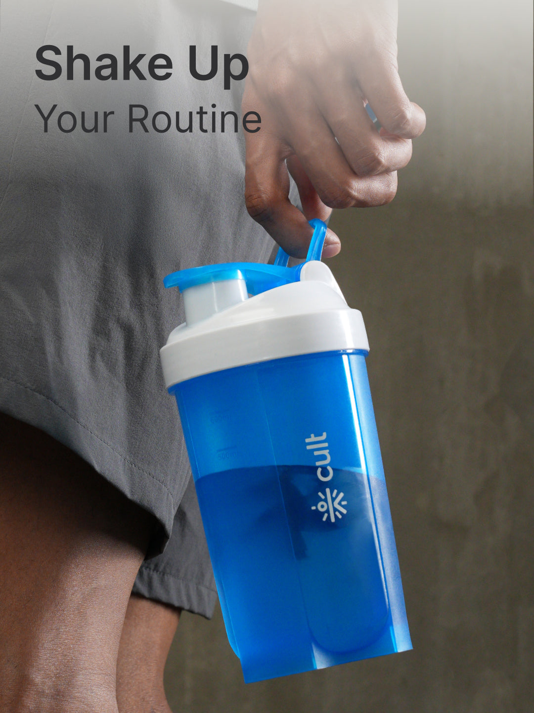 cult Mini Shaker 600ML Unisex Blue