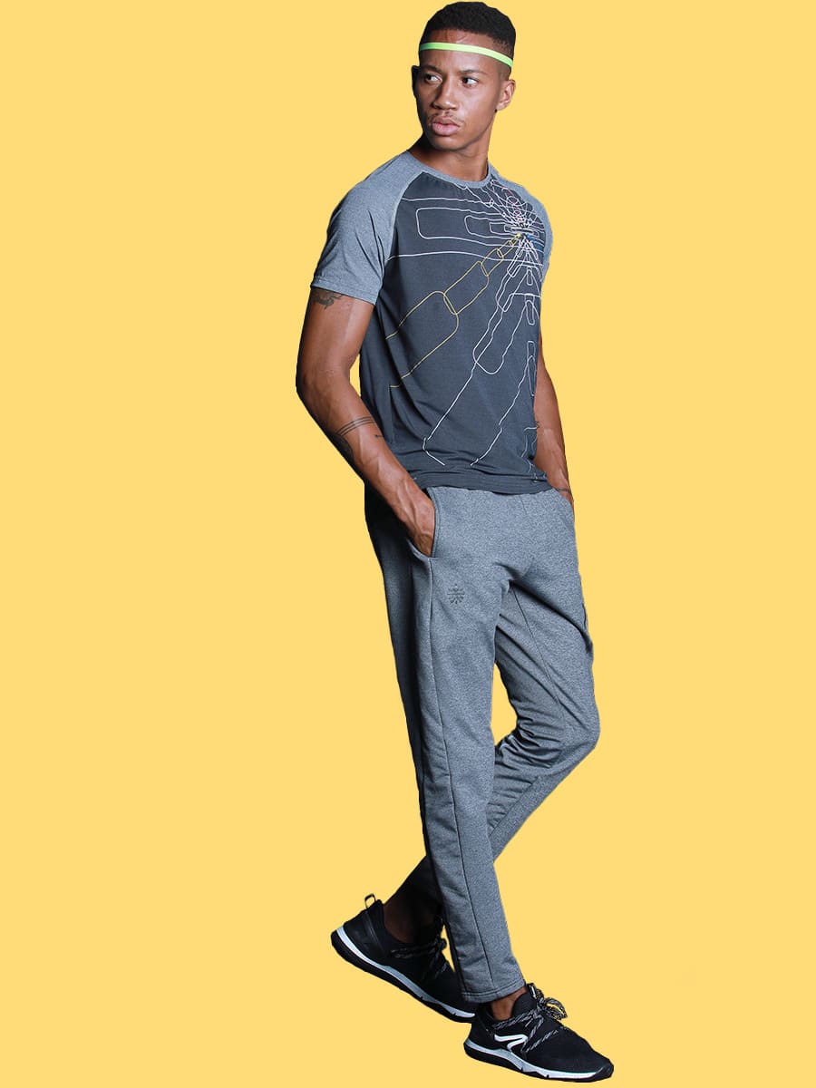 Men Signature Charcoal Perspective Tee