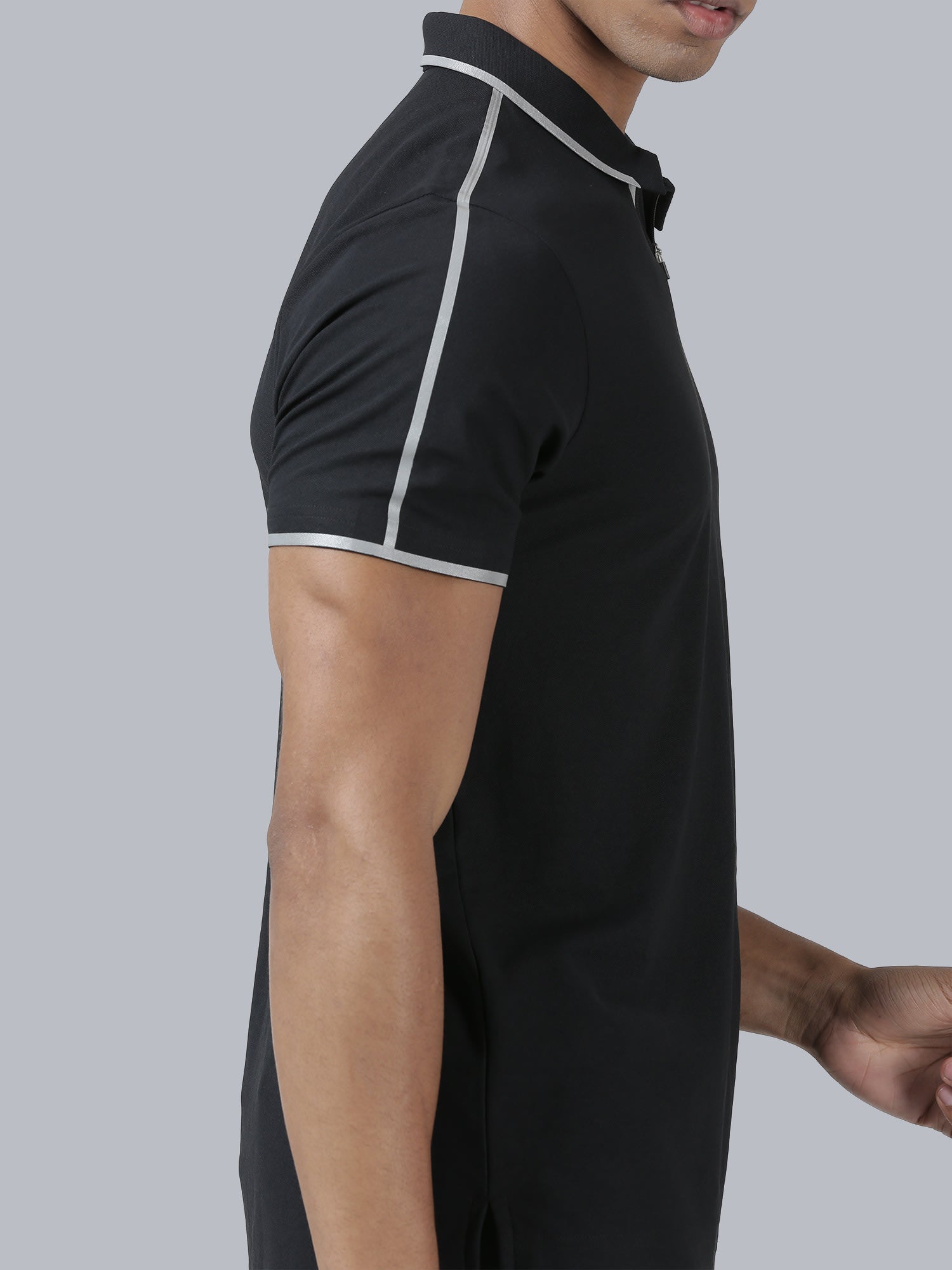 Blakout Sleek Black Relaxed Polo