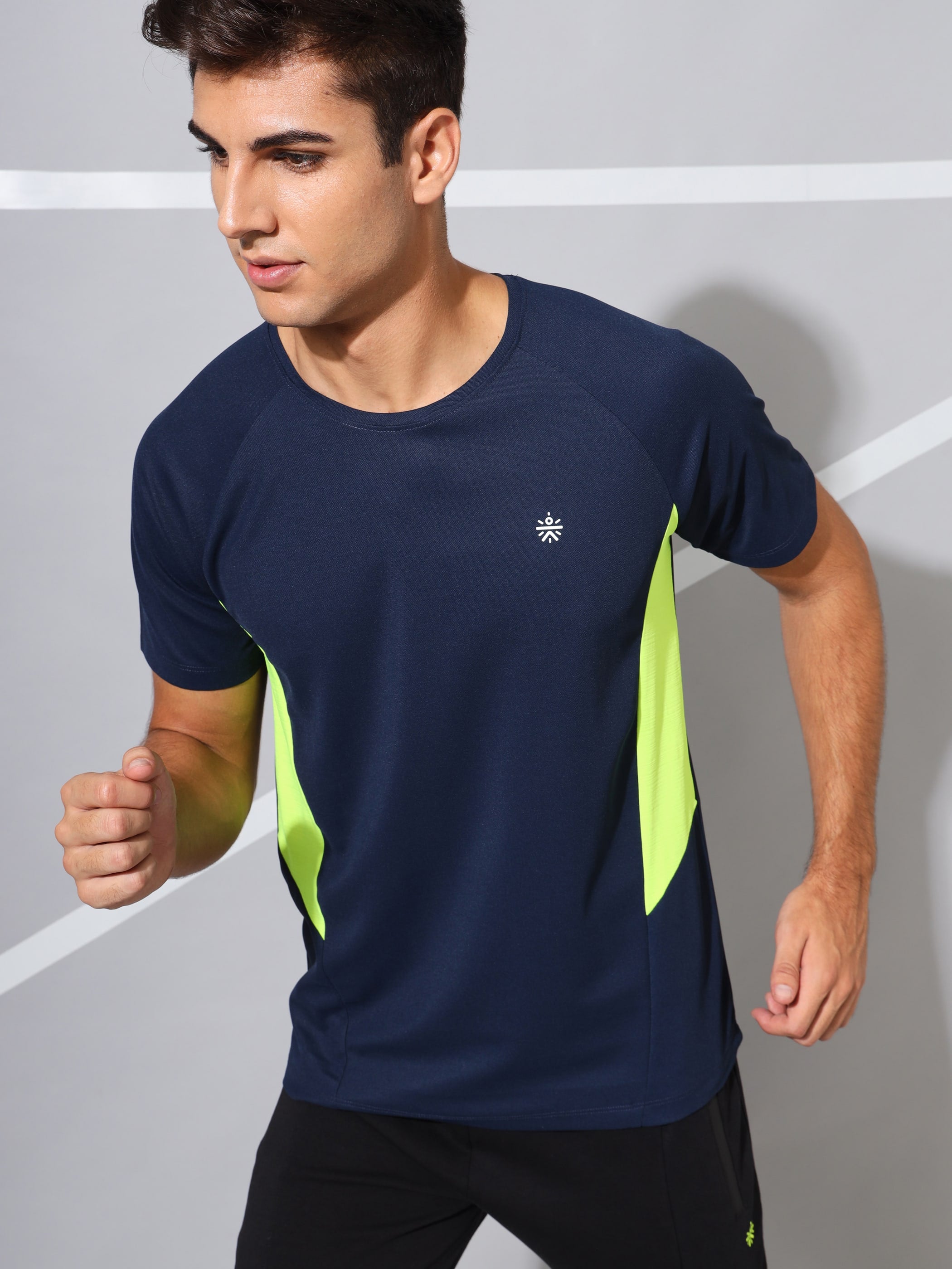 Colourblock Panel Active T-shirt
