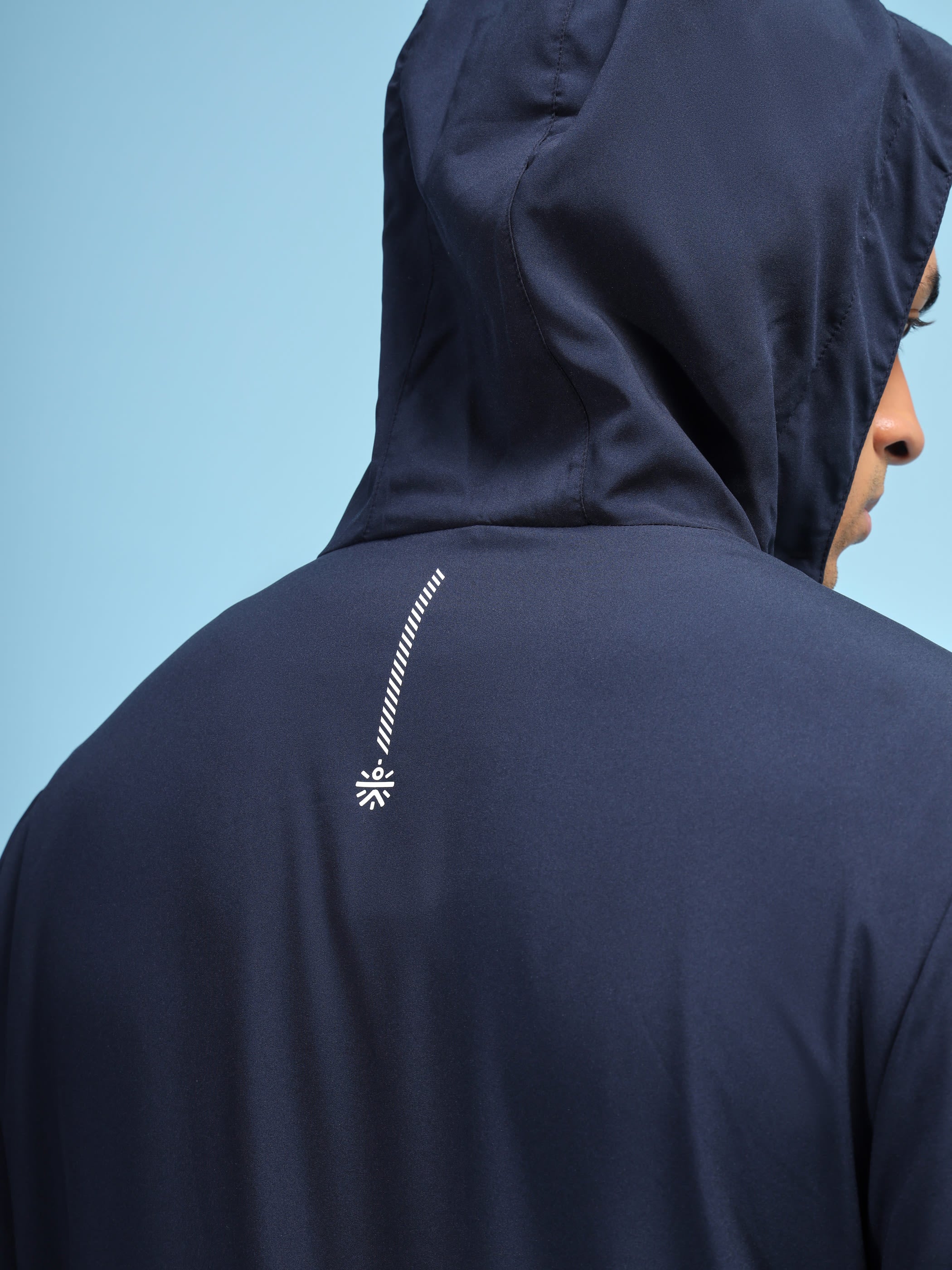 Active Hoodie Zip Through Jacket with Print