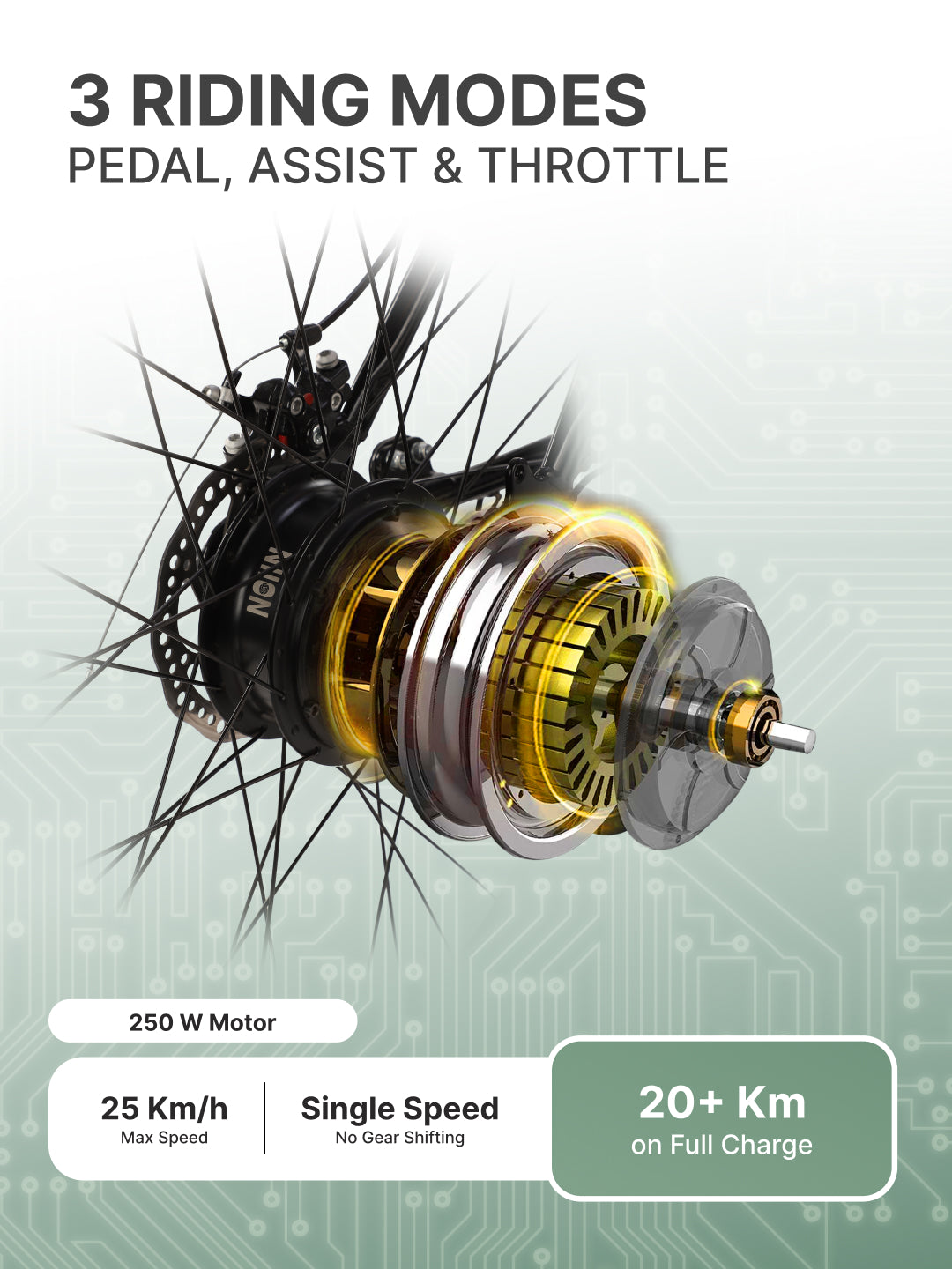 BOLTON27.5TBLACKGREY with 3.5 hrs Fast Charge, Cycling Event BLDC Motor 27.5 inches Single Speed Lithium-ion (Li-ion) Electric Cycle, Ideal for Unisex, 15+ Years
