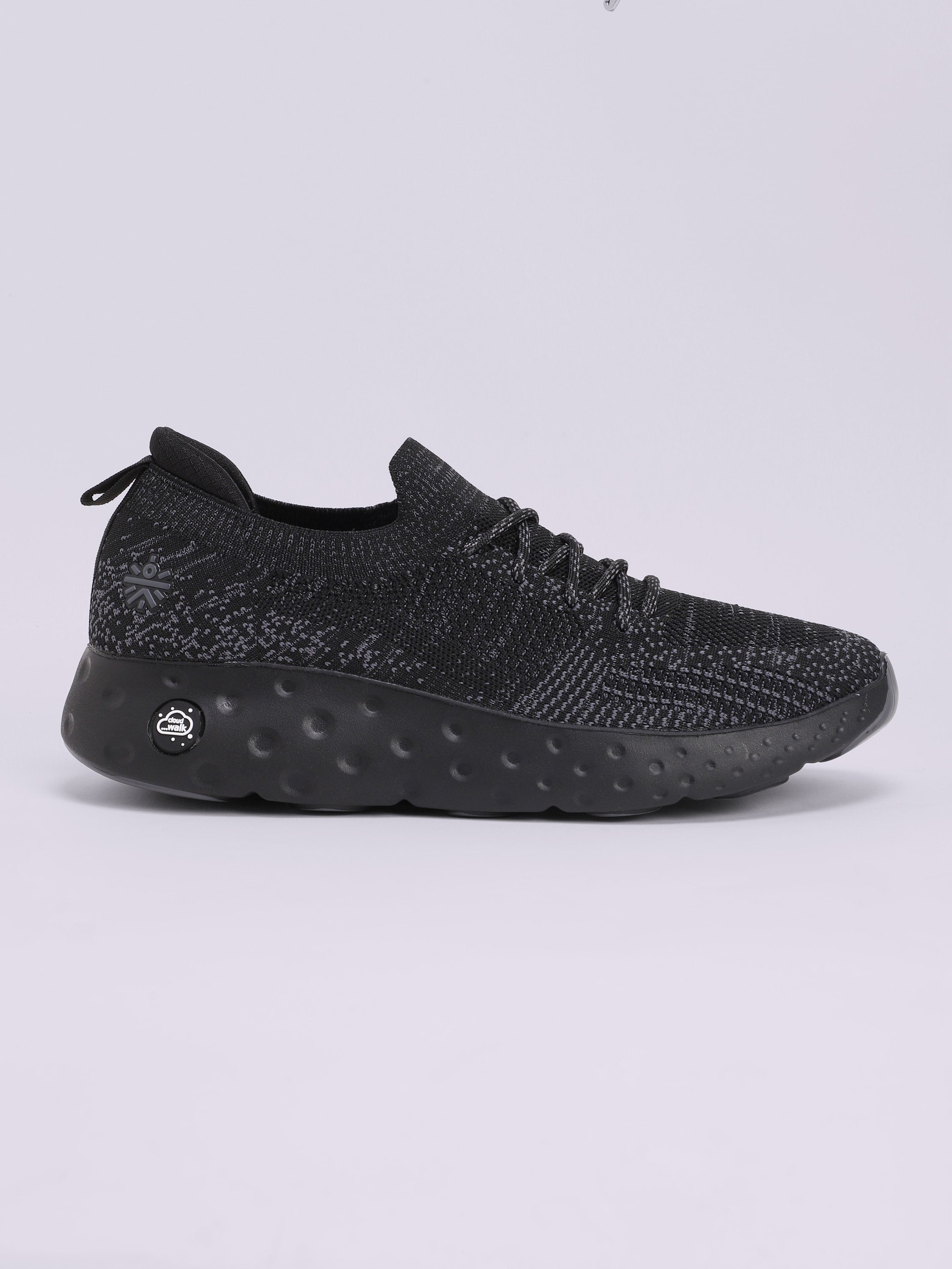 EZ+ Cushn Men's Walking Shoes - Black/Grey