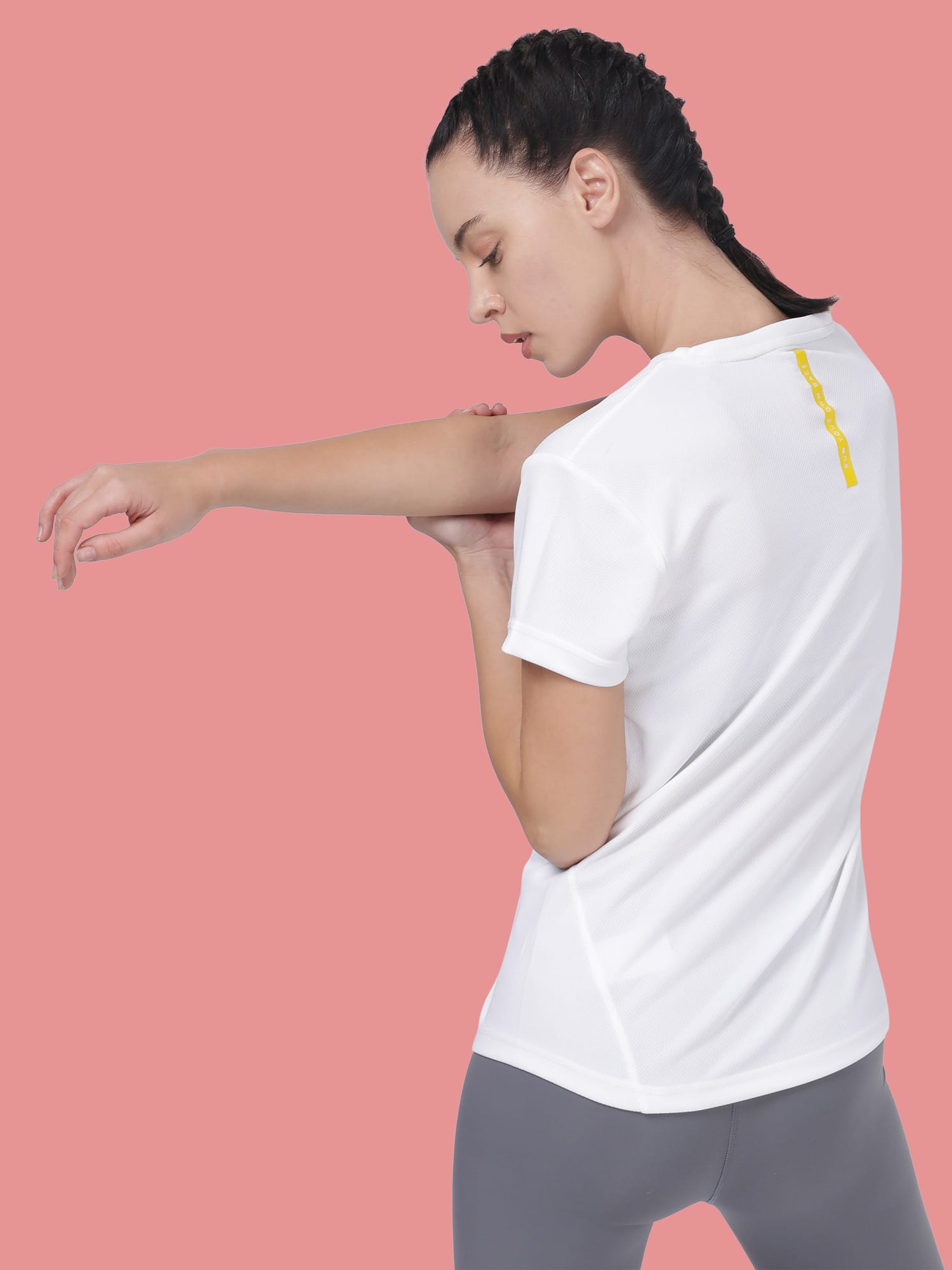 Vital Air White Running Relaxed Tee