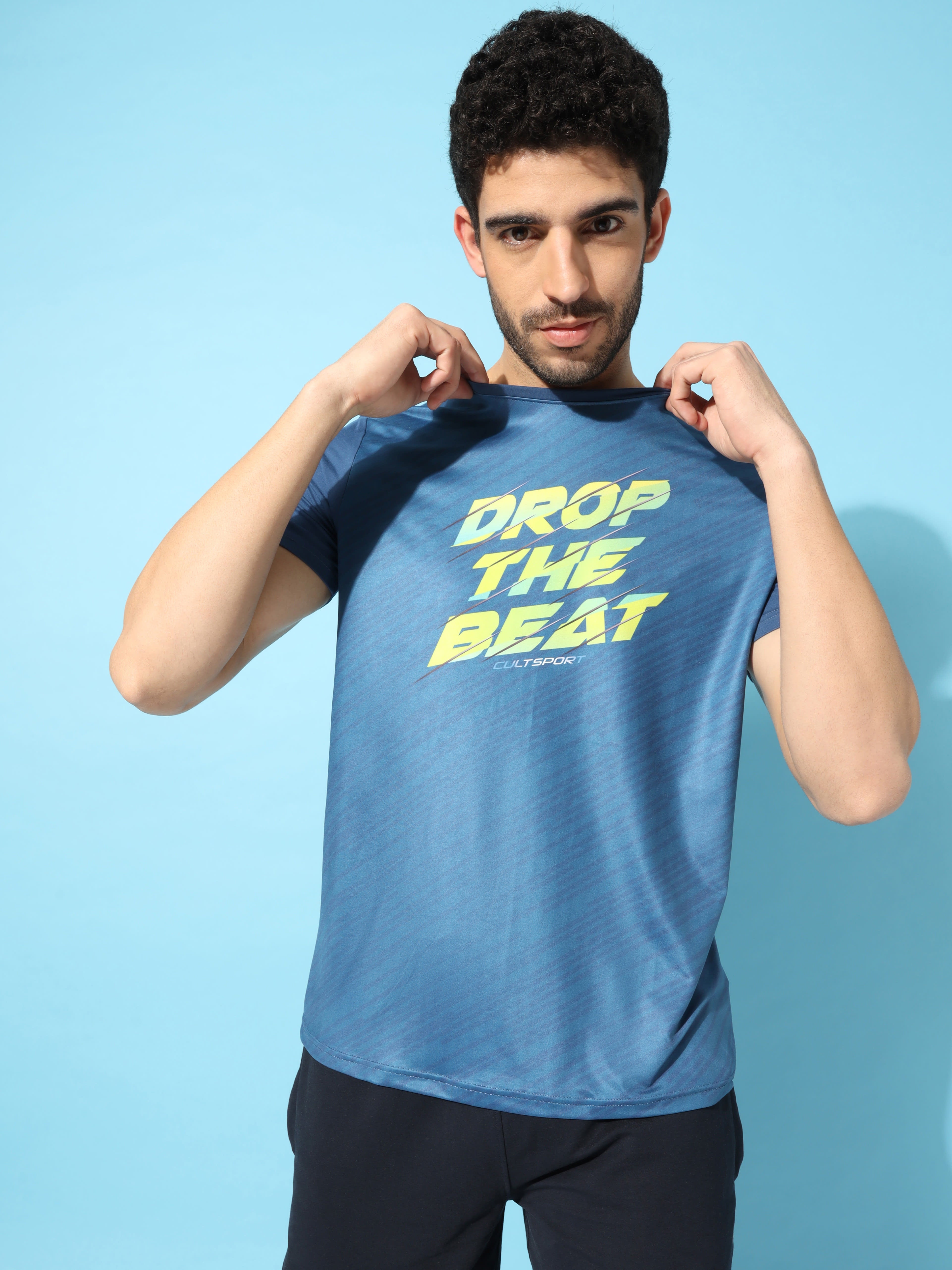 Dance Graphic Print Workout T-shirt