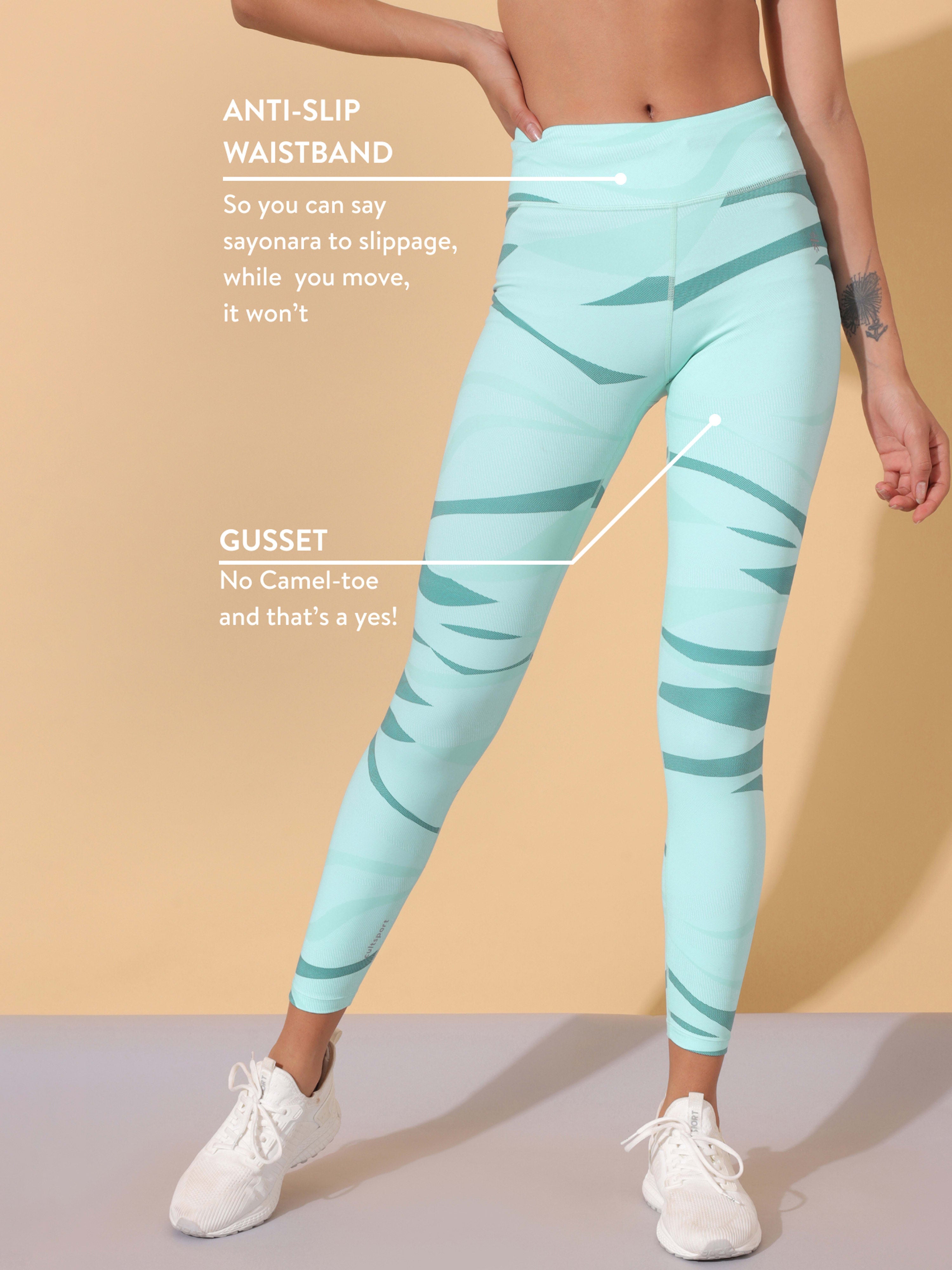 AbsoluteFit Tonal Stripes Tights