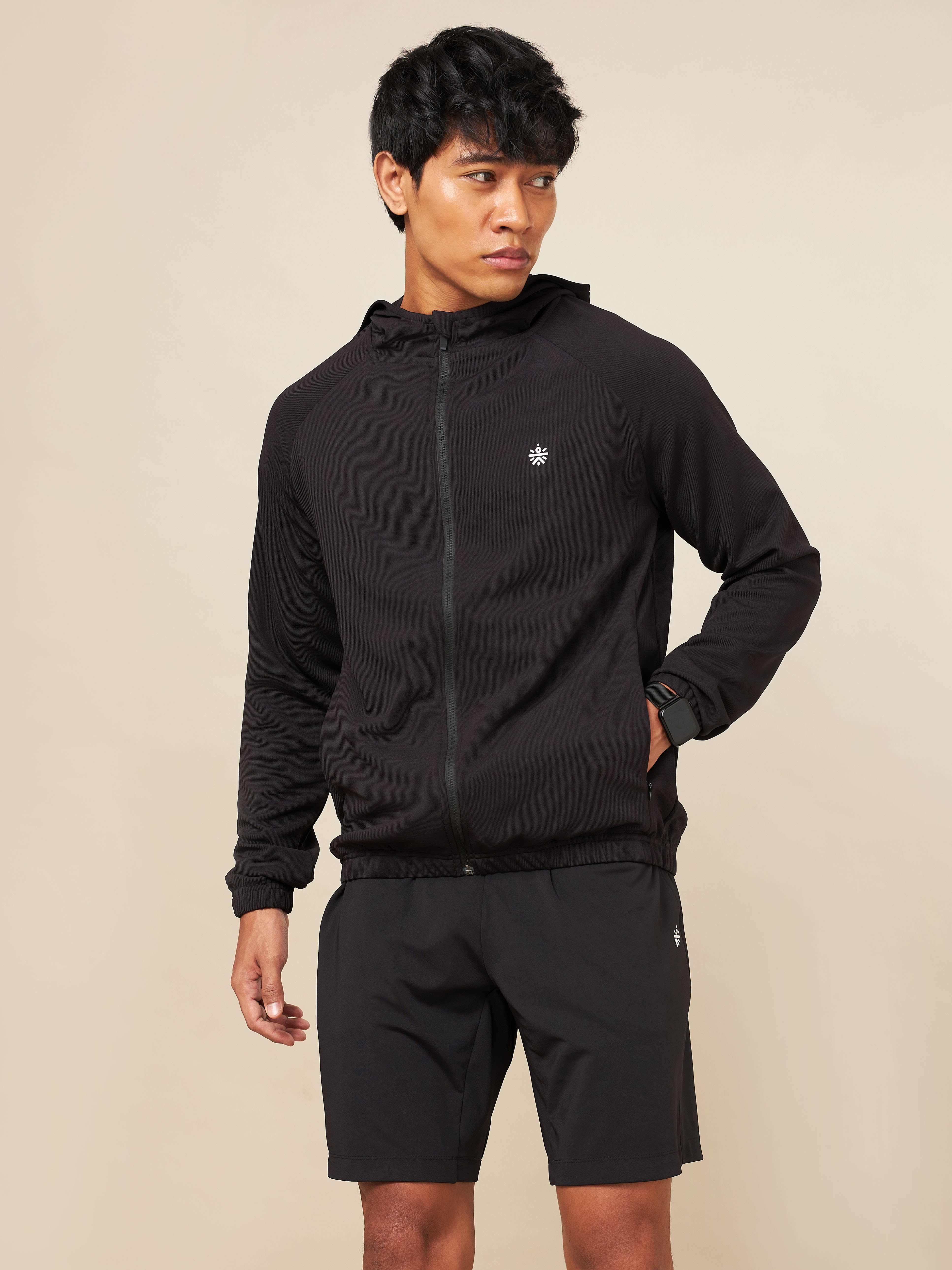 Black Warm Up Training Jacket