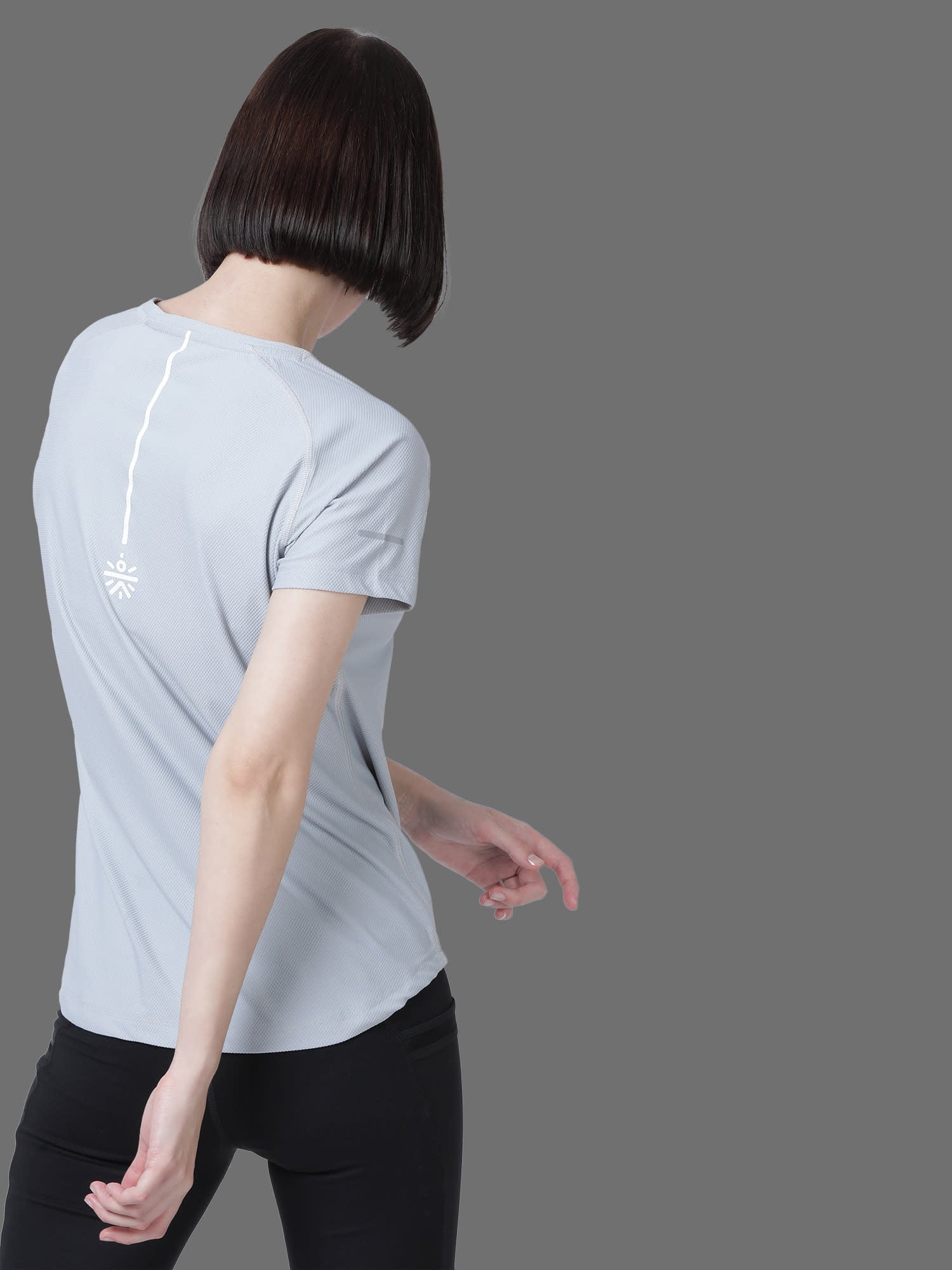 Vital Rep Grey Training Slim Tee