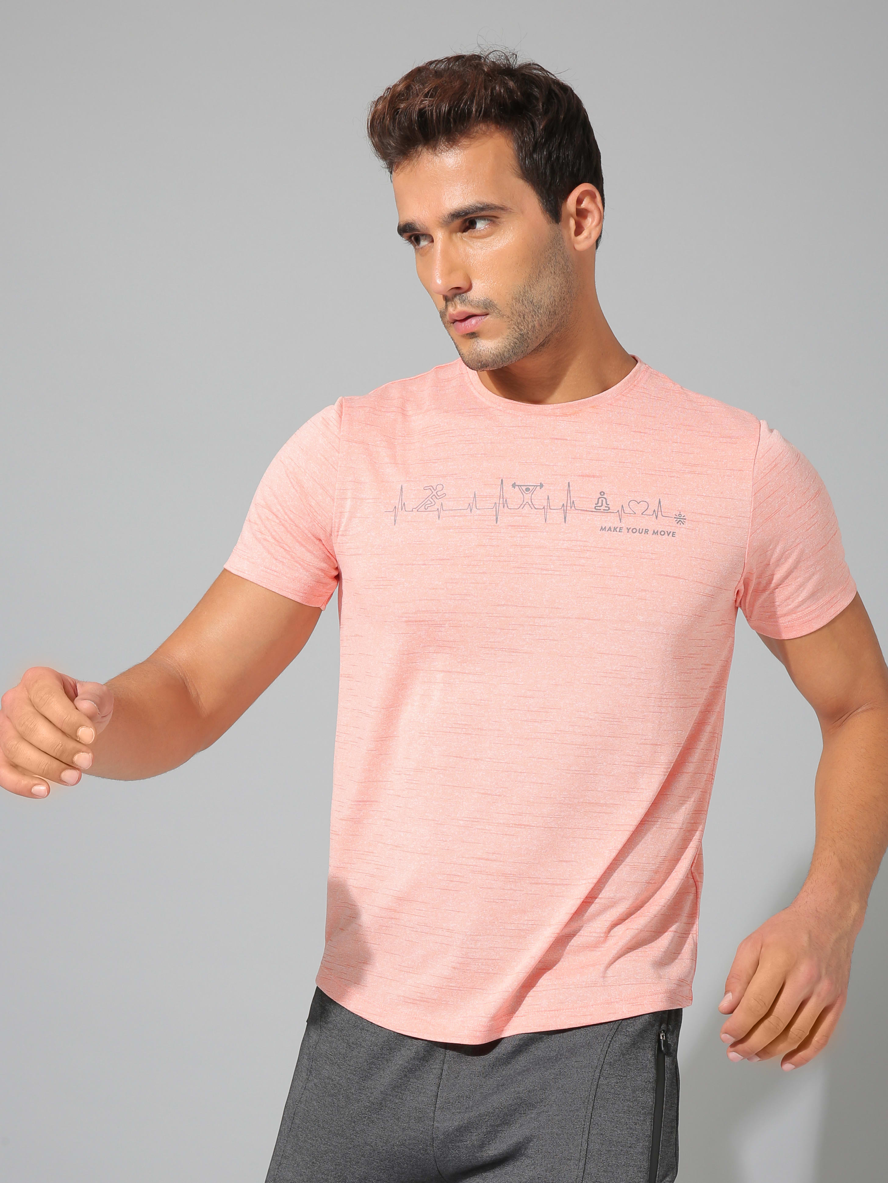 Graphic Print Workout T-shirt