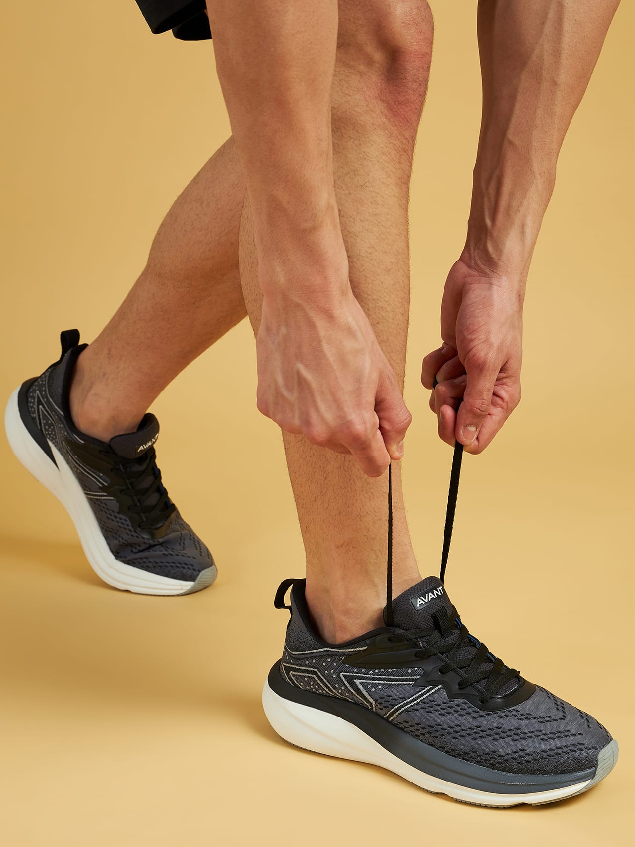 Avant Men's PowerUp Running Shoes,Black