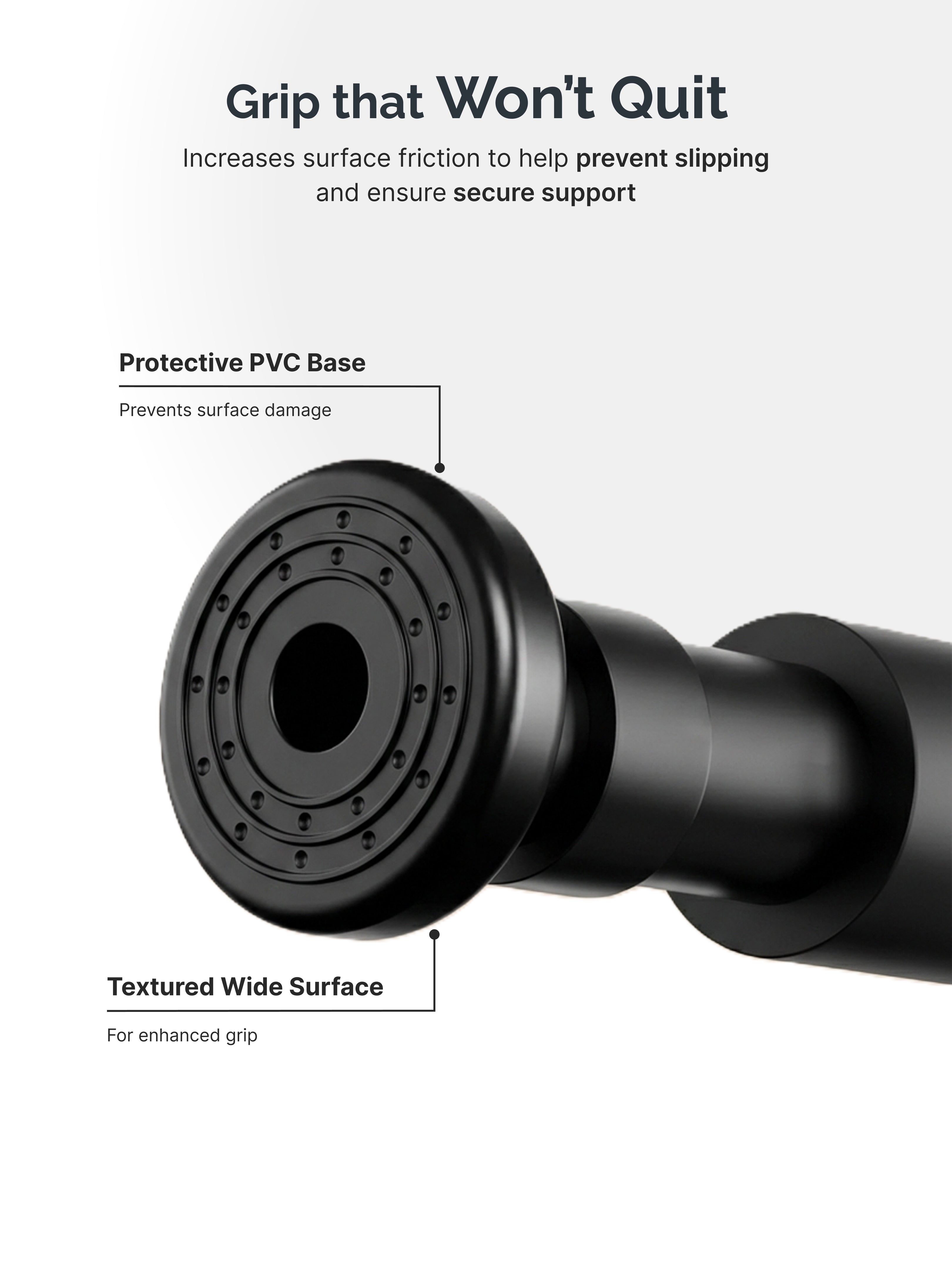 Cult Adjustable Pull-Up Bar for Doorway | Heavy-Duty Steel | Multi-Grip Home Gym Bar for Pull Ups, Chin Ups & Core Workout | Size - 60-100 cm