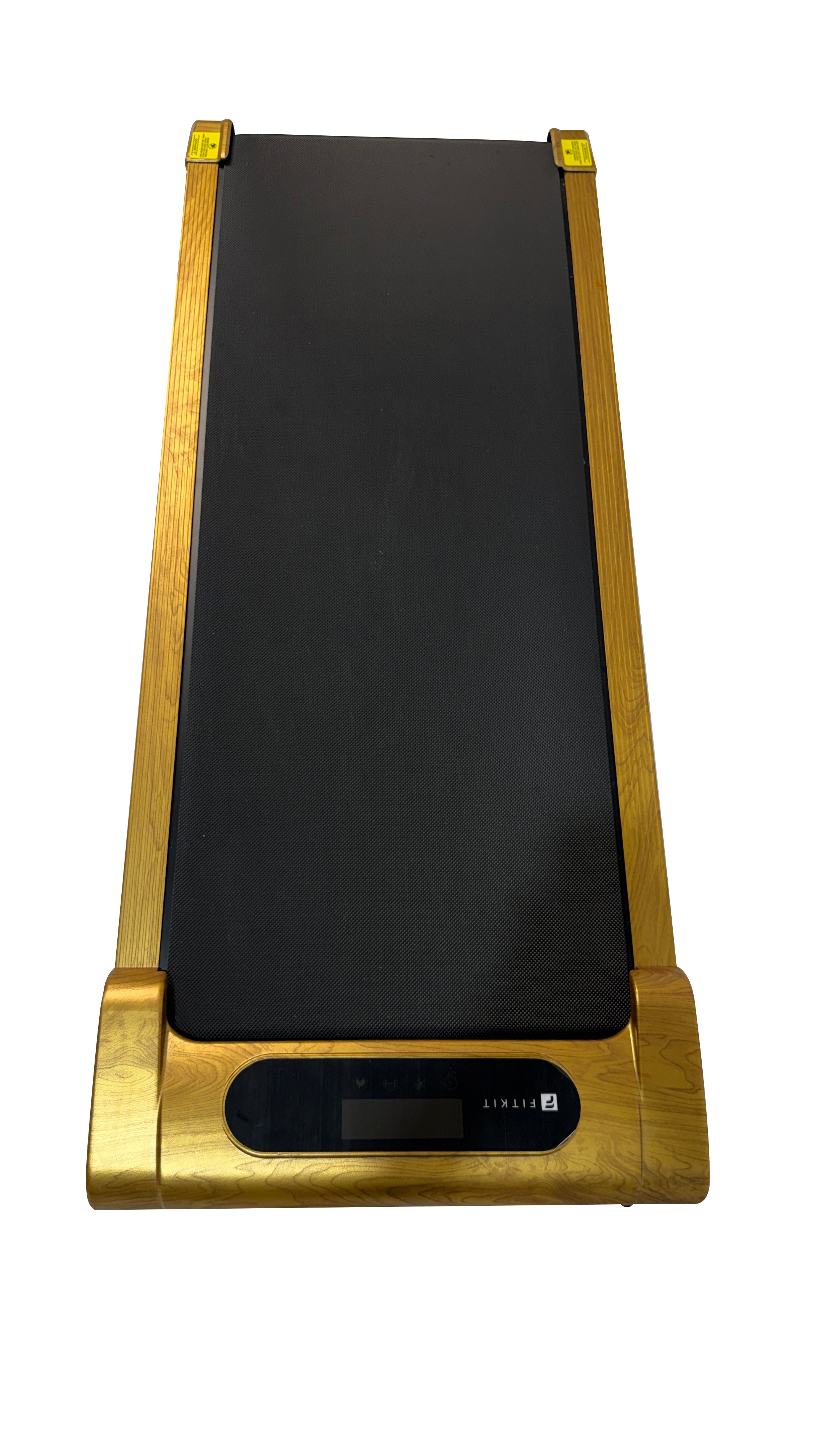 Fitkit by Cult Walking Lite Walking Pad (BLDC 3.5HP Peak Power) Compact & Foldable Under Desk DC Motor Treadmill | Max Weight: 120kg | Home use with Remote Control (Brown)
