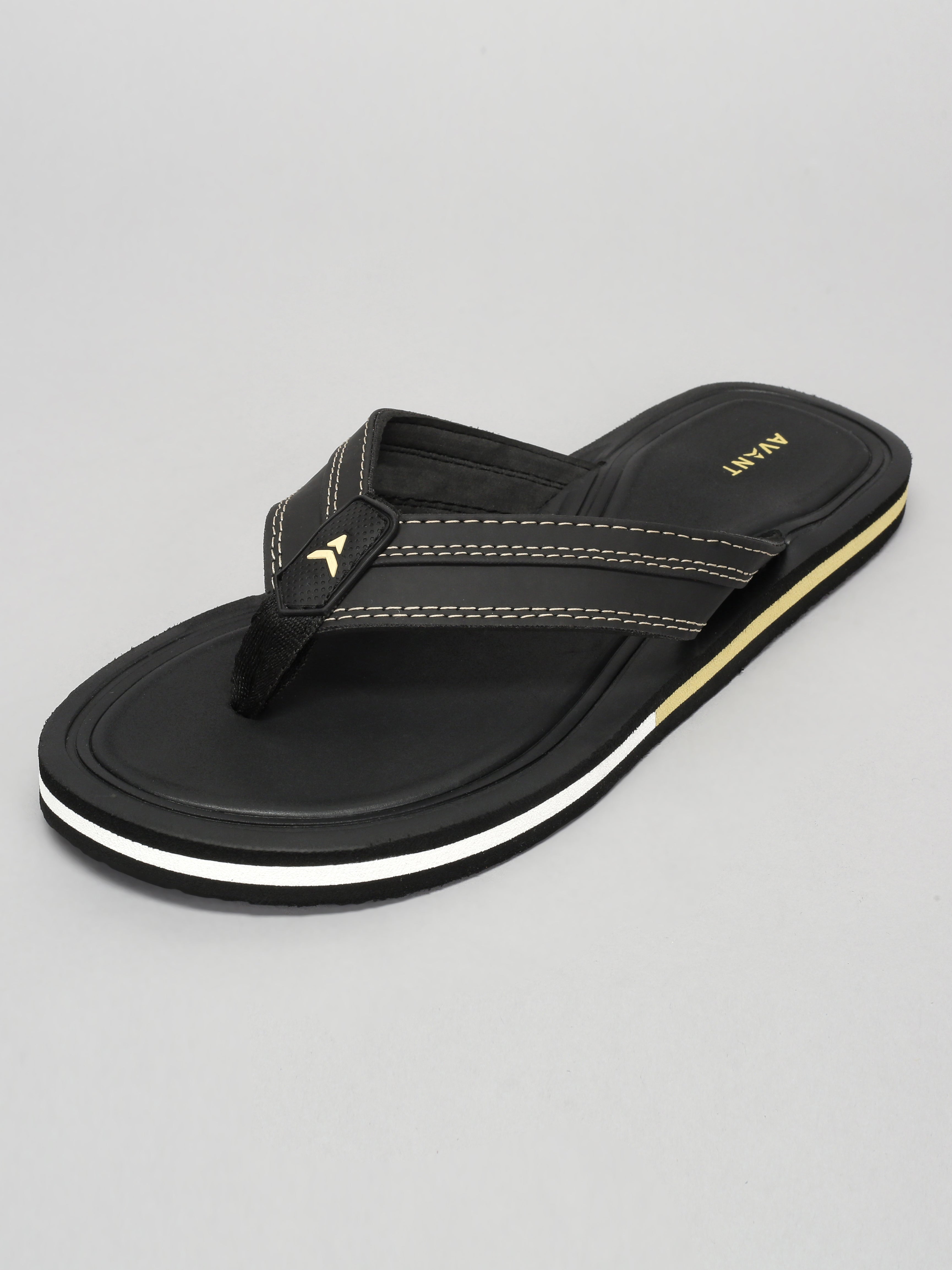Avant Men's Flint Flip Flops - Black