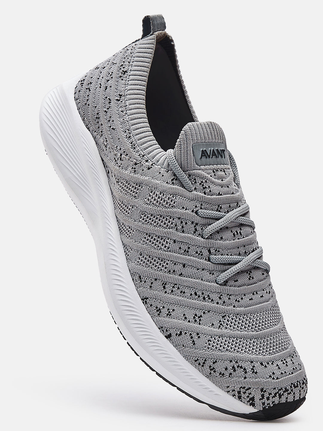 Avant Men's Zebra Slip-On Running Shoes - L.Grey