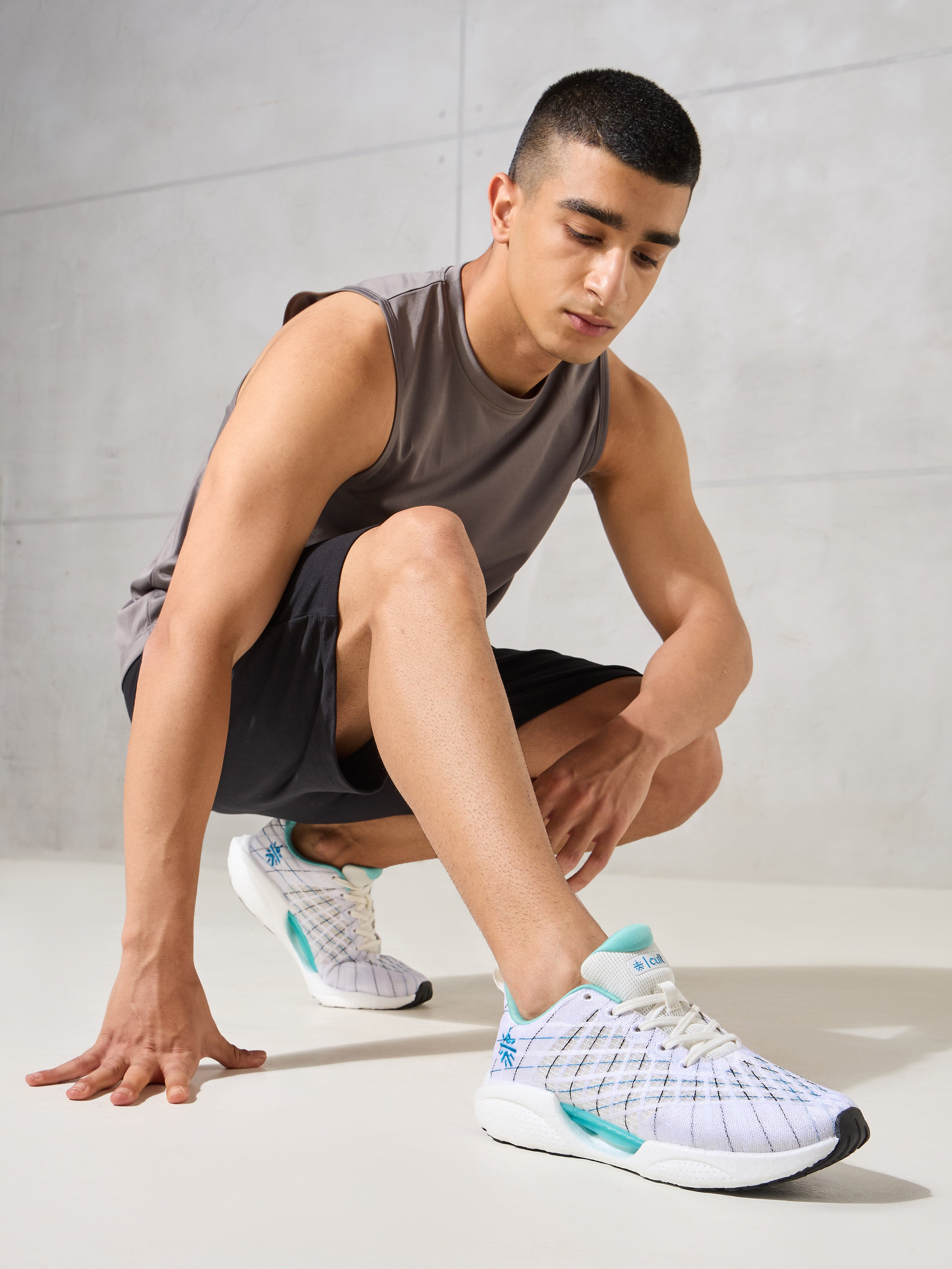 cult Men's MeshBlaze Walking Shoes - Blue