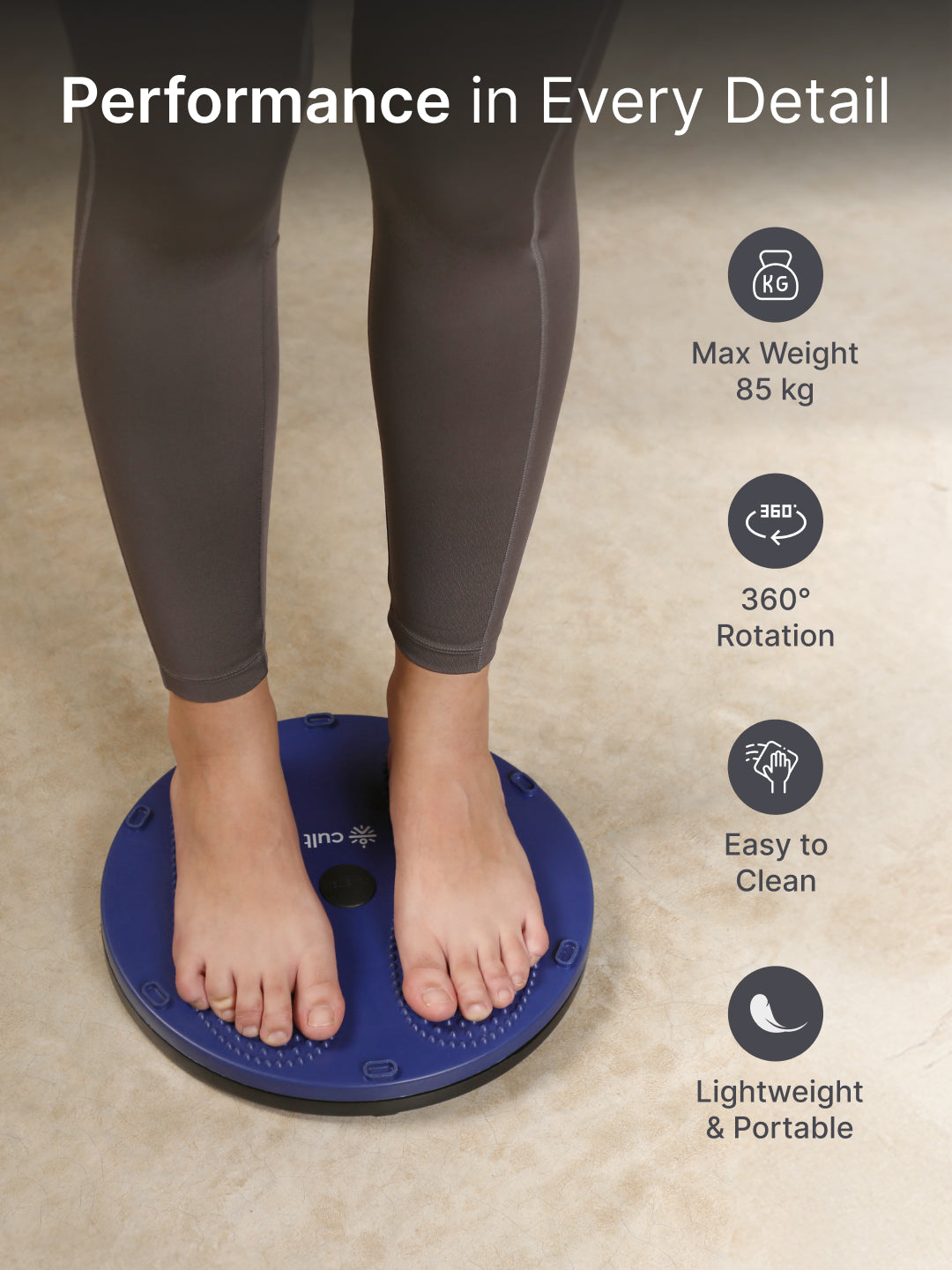 cult Tummy Twister Blue Unisex