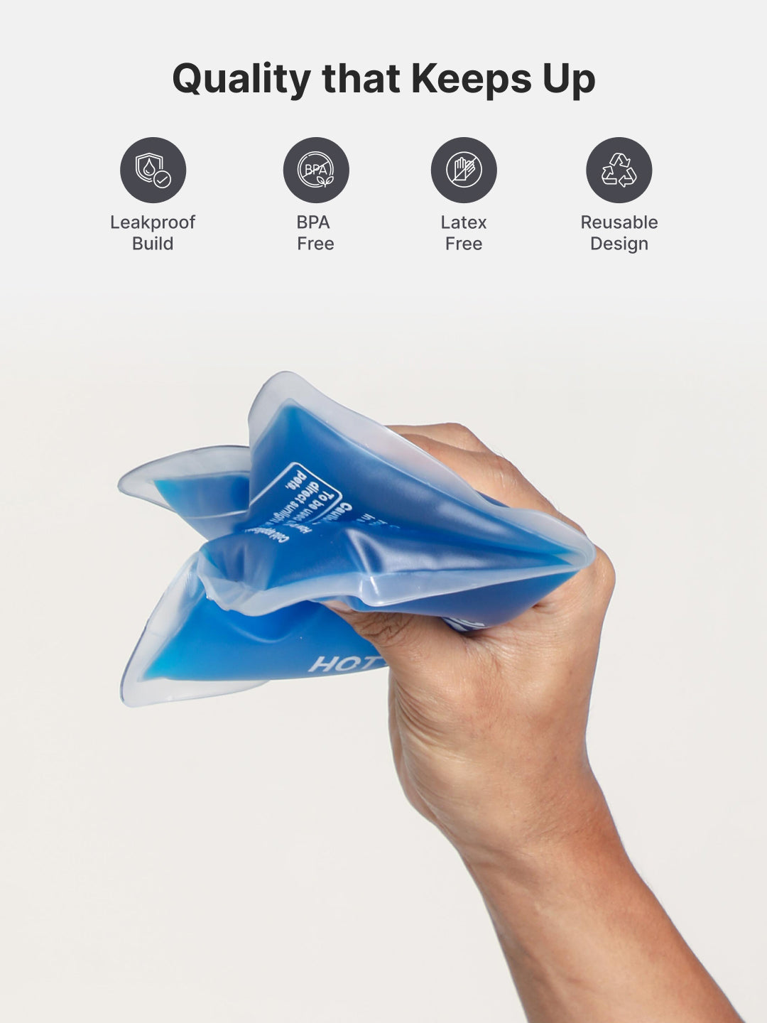 Reusable Hot & Cold Gel Pack of 2 – Flexible Pain Relief for Cramps, Swelling, Injuries, Neck, Back & Joint Recovery