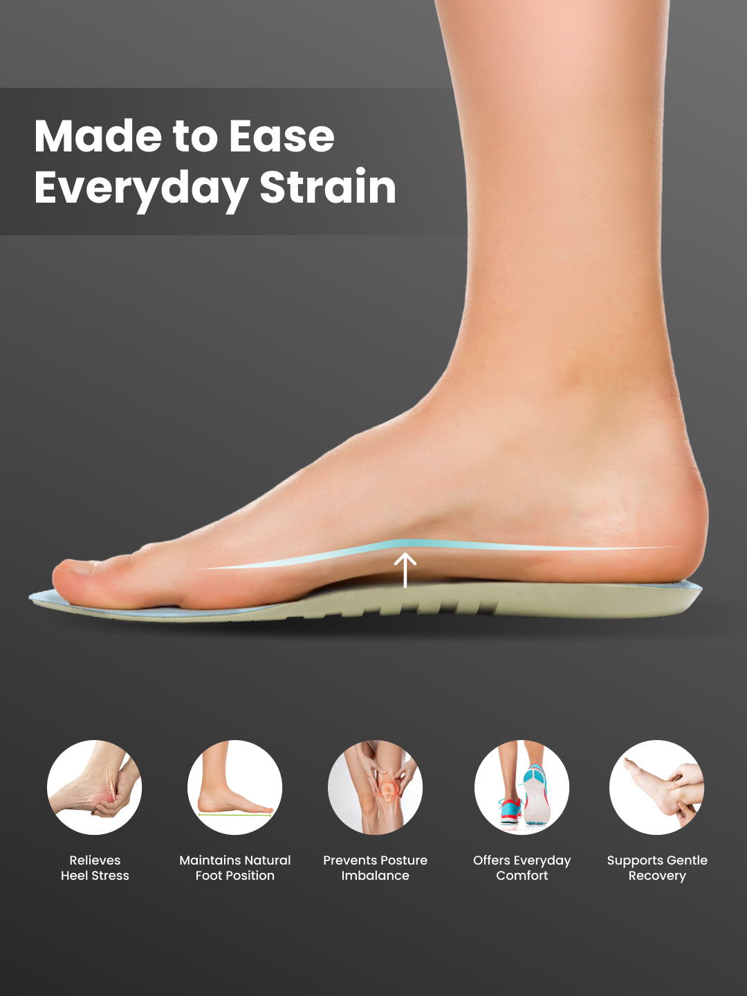 cult Men's Daily Wear- Arch Ease Insoles