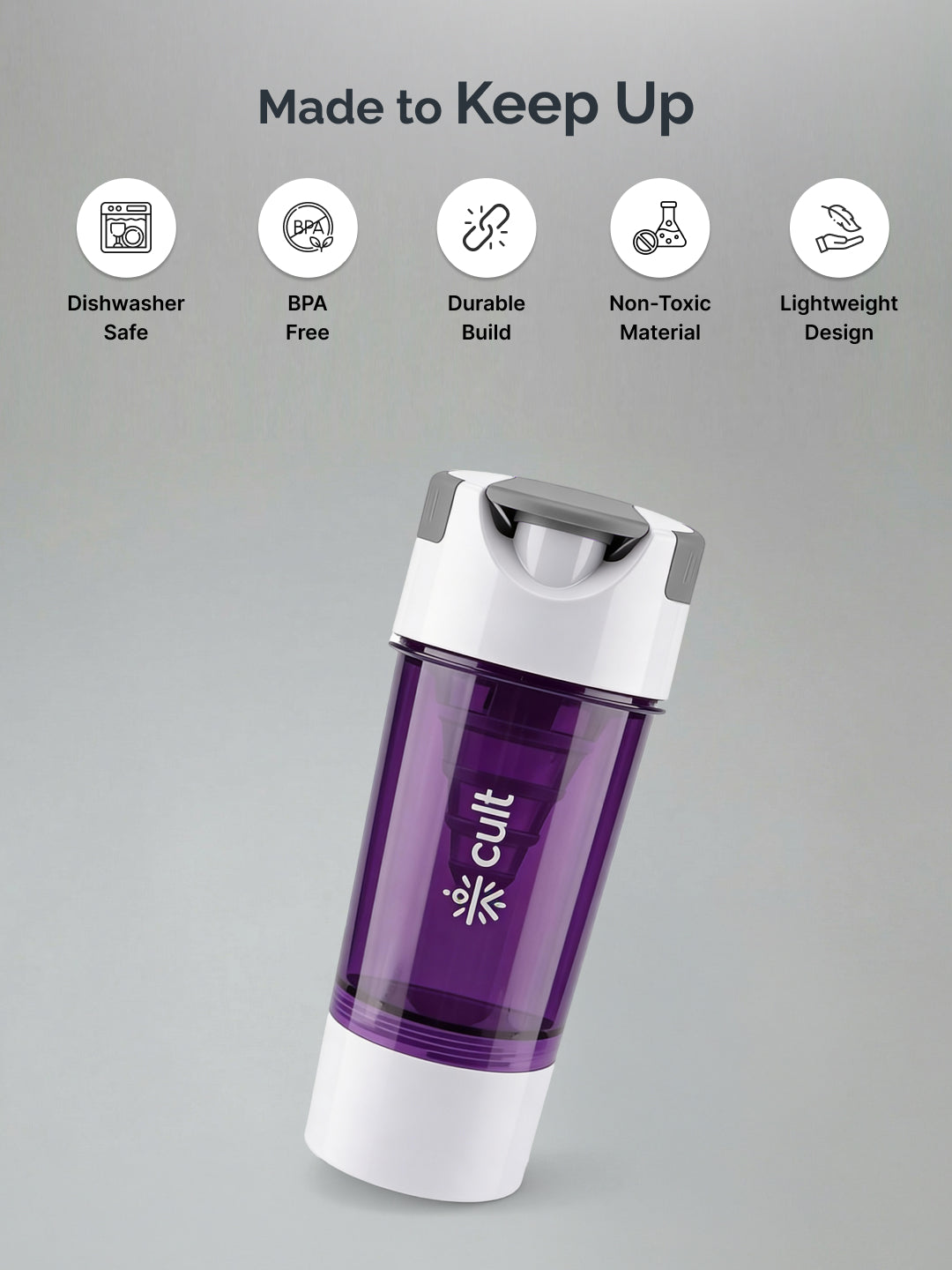 cult Cyclone Shaker 500 ML Purple