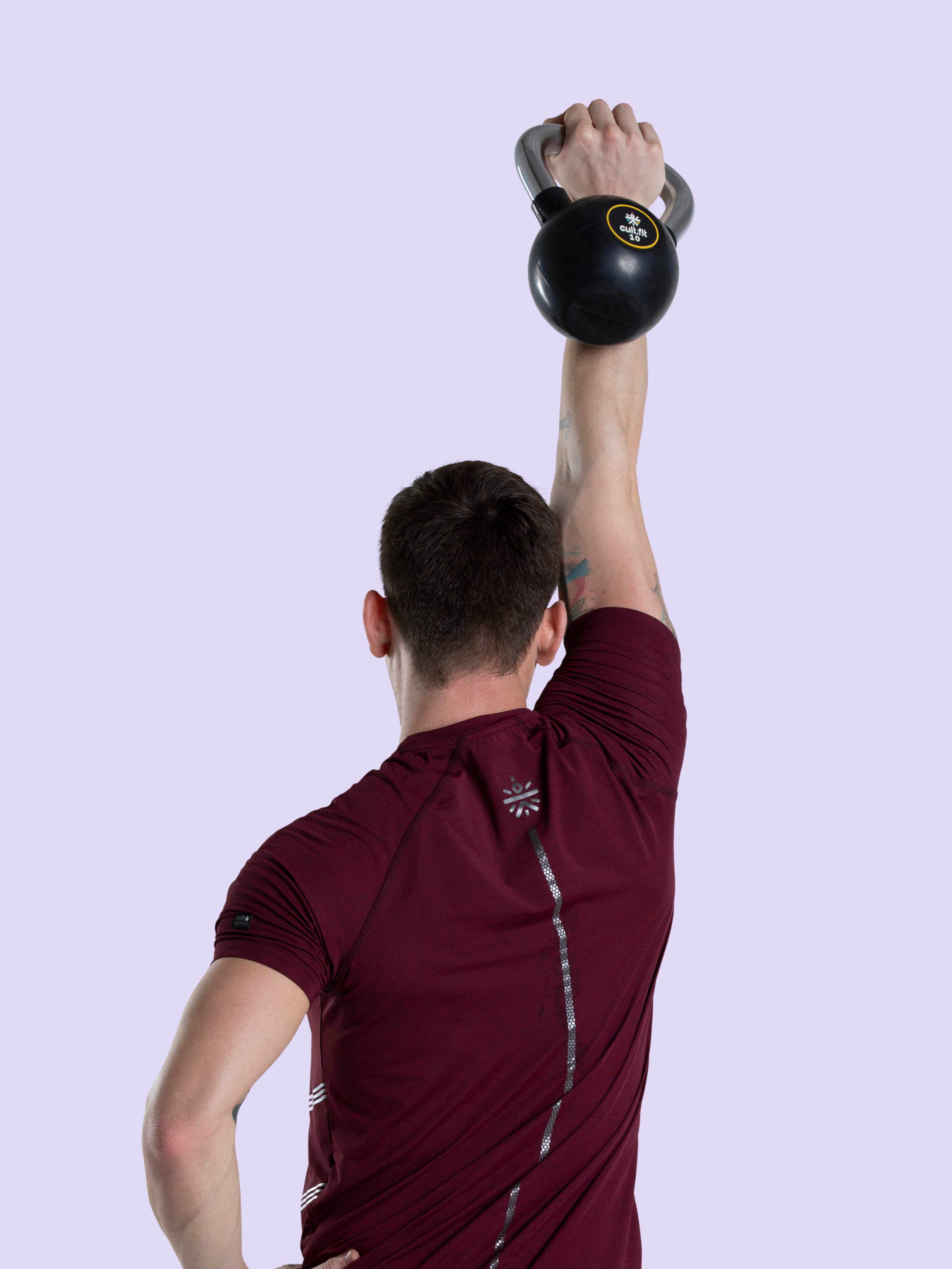 Pro Motion Maroon Slim Training Tee