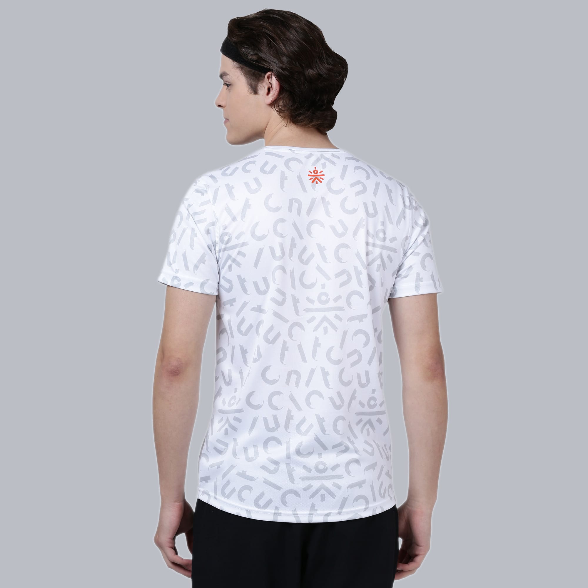 Code Cult White Gym Tee