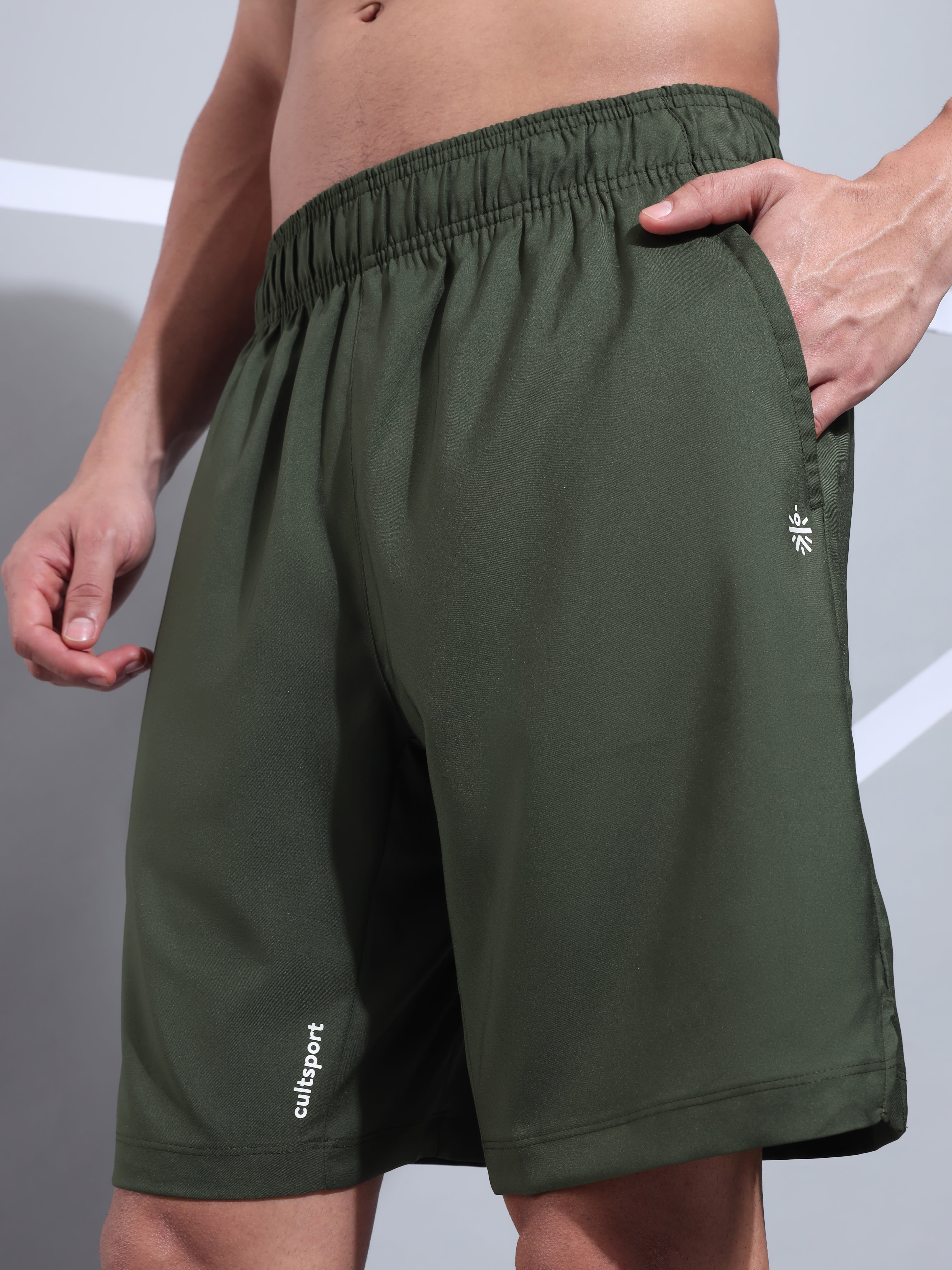 Performance Shorts with Tonal Graphic