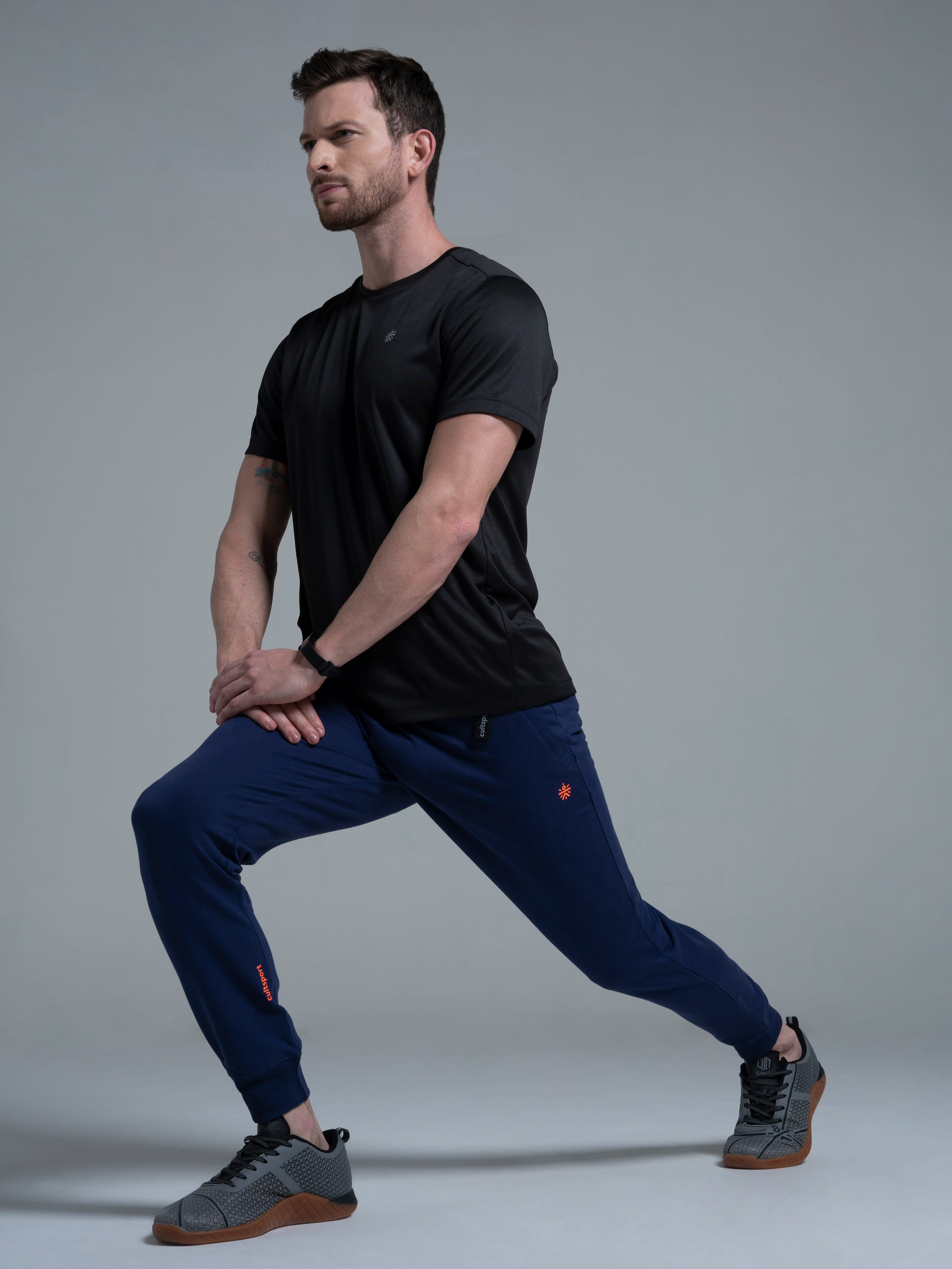 Flexoft Men's Solid Joggers