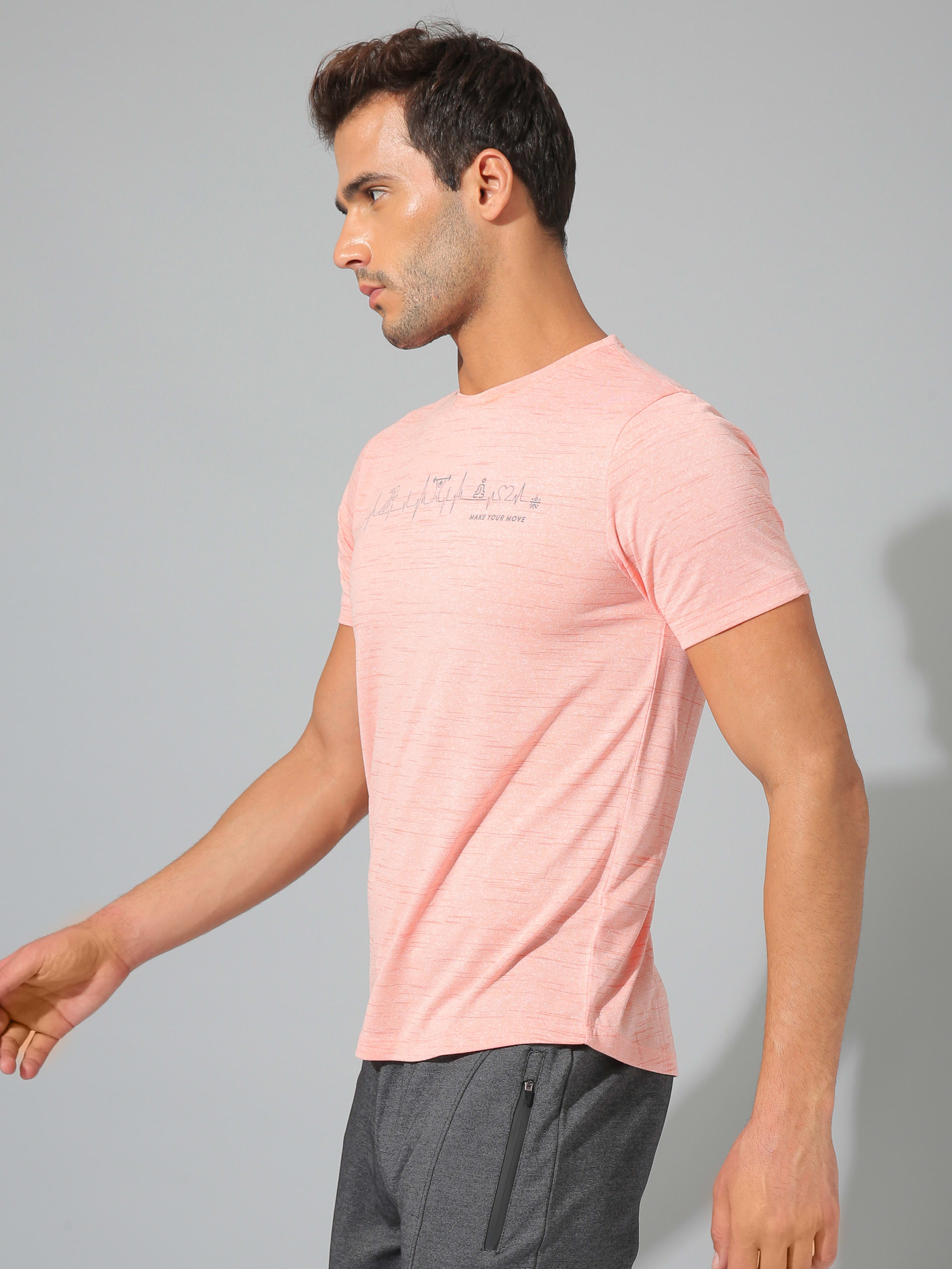 Graphic Print Workout T-shirt