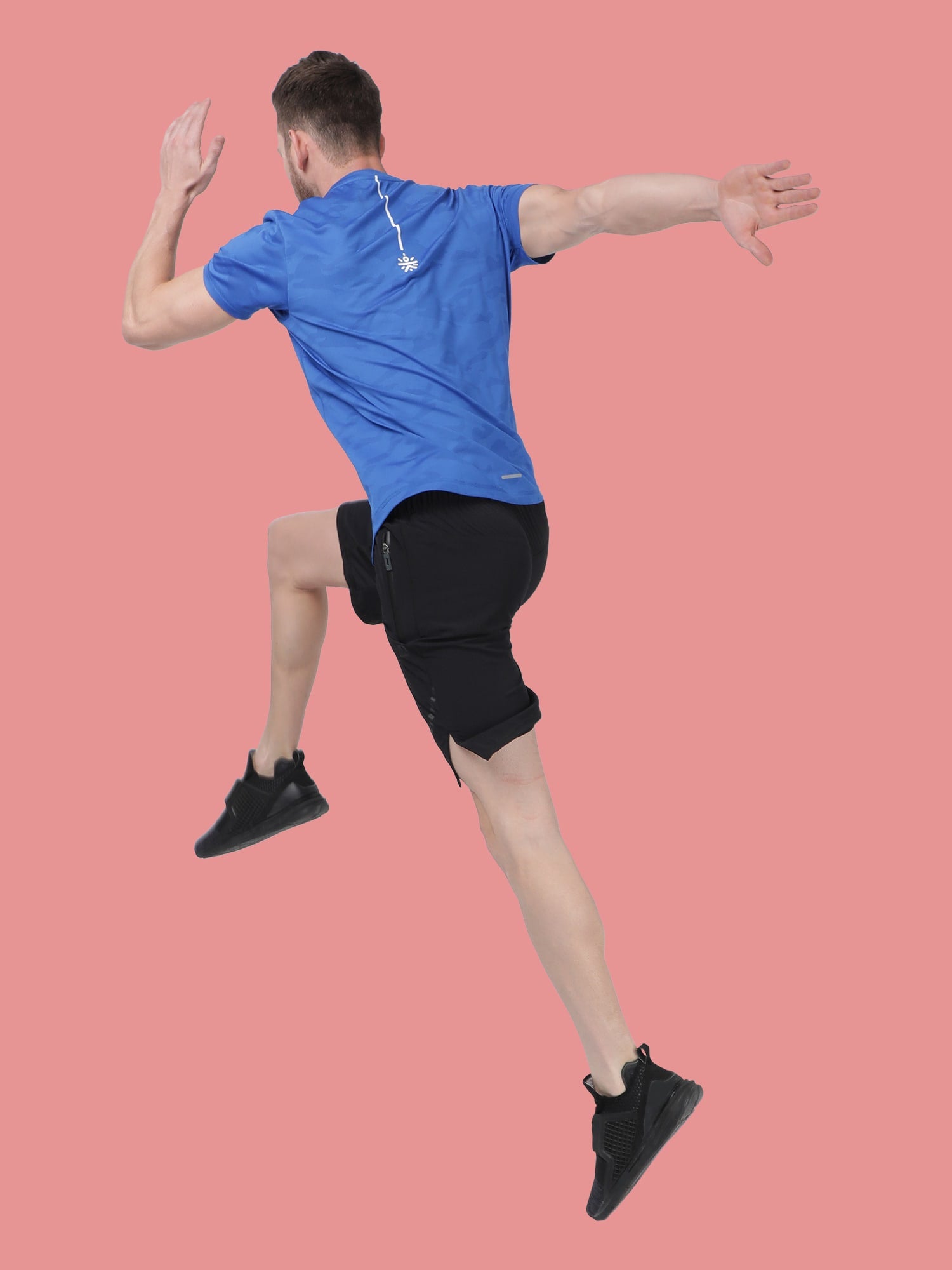 Vital Blaze Blue Running Relaxed Tee